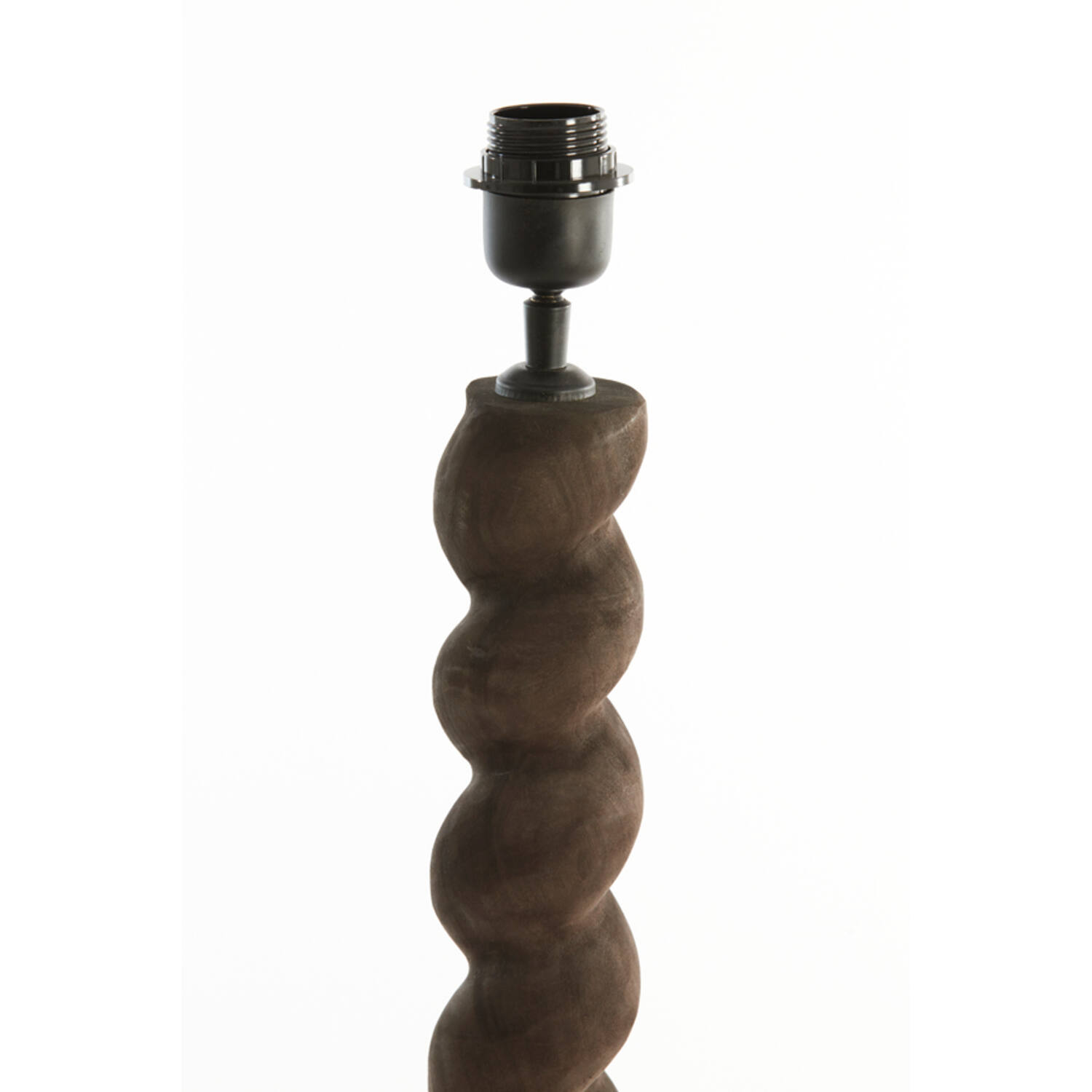 Vloerlamp Ø30x138 cm NANNO hout mat grijs/bruin