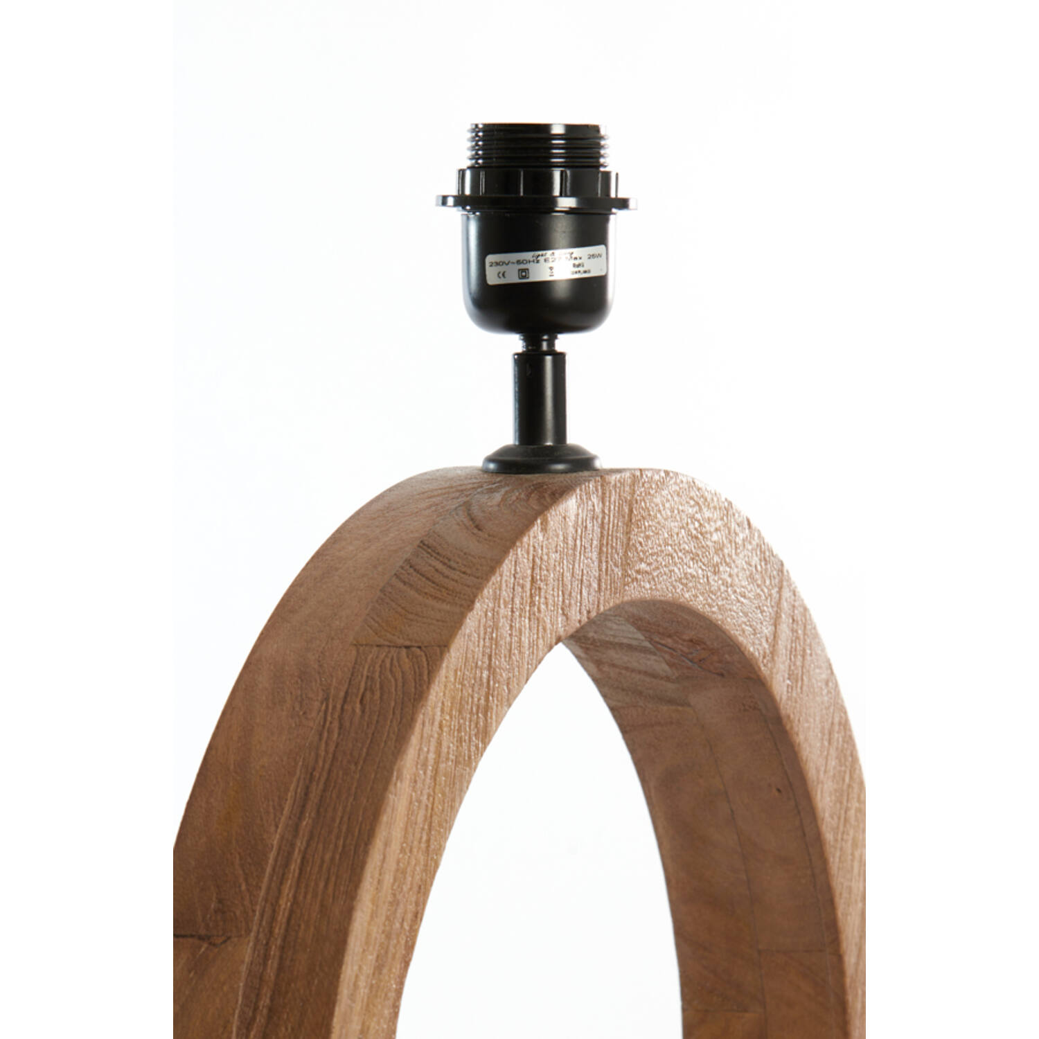 Lamp base 41x13x55 cm TINAR wood matt brown