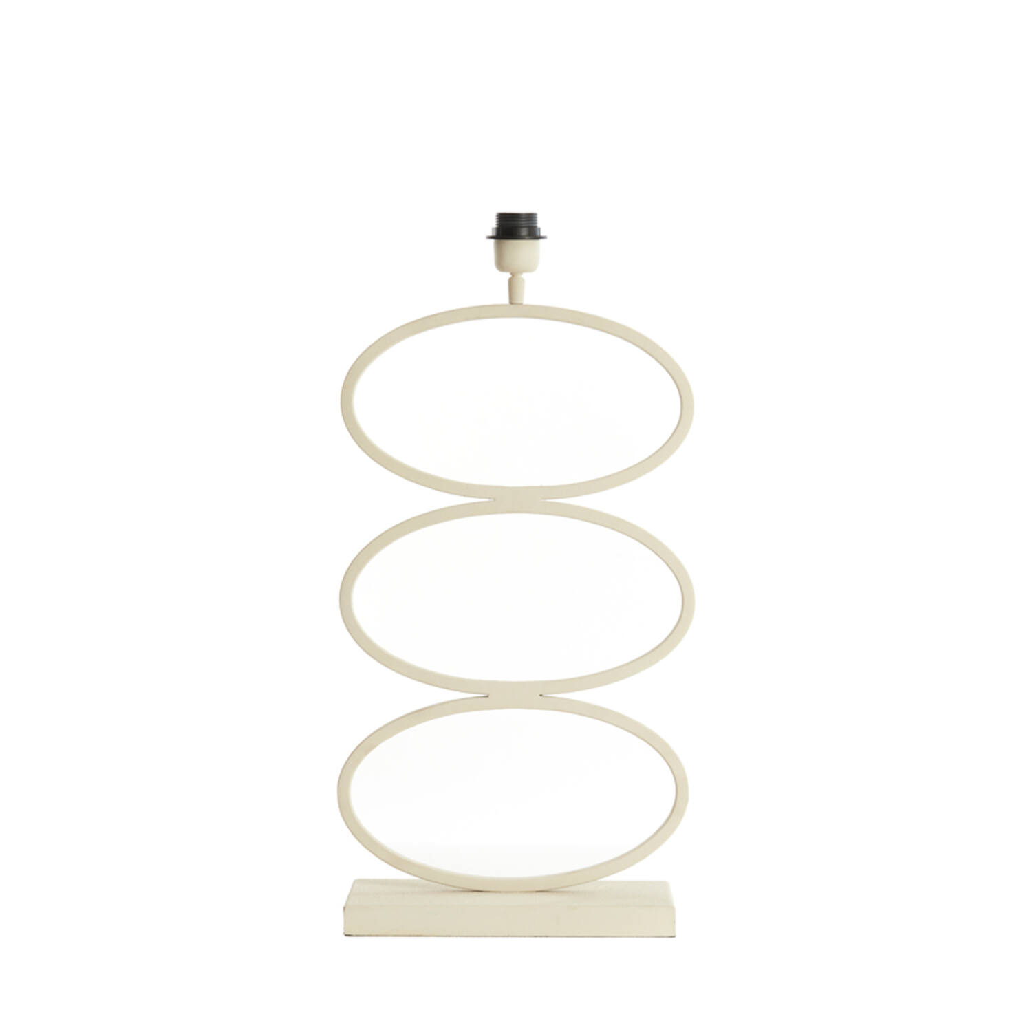 Lamp base 33x17x59 cm STELIUS cream