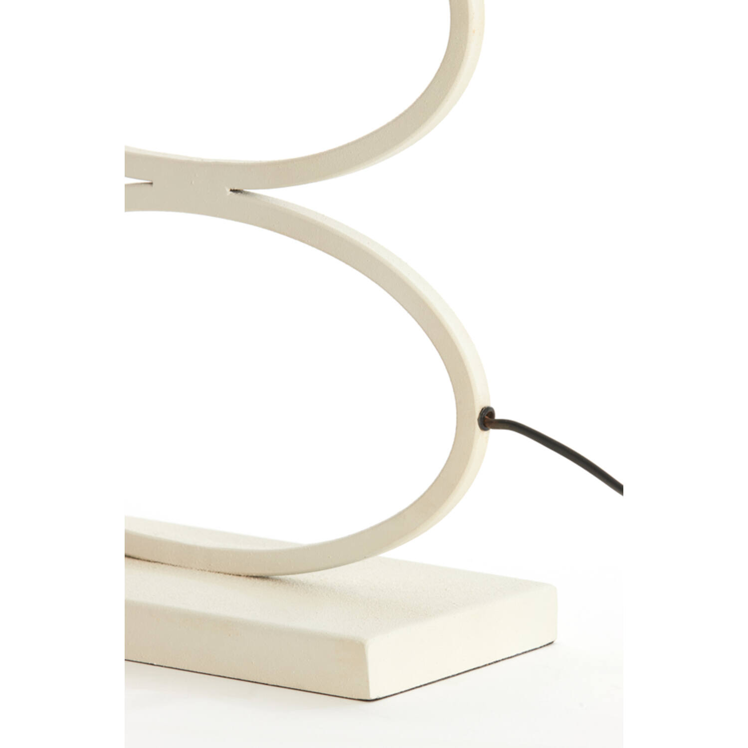 Lamp base 33x17x59 cm STELIUS cream