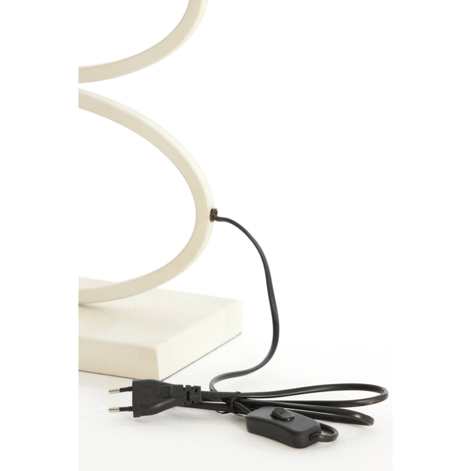 Lamp base 33x17x59 cm STELIUS cream