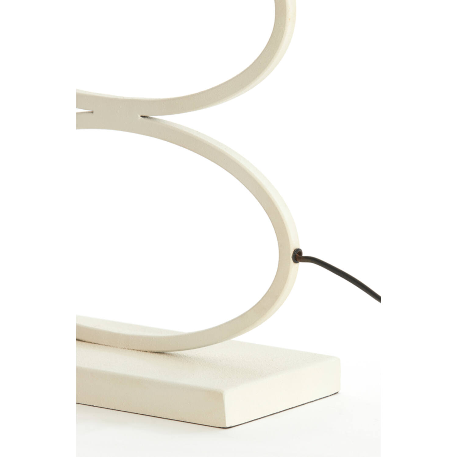 Lamp base 33x17x42 cm STELIUS cream