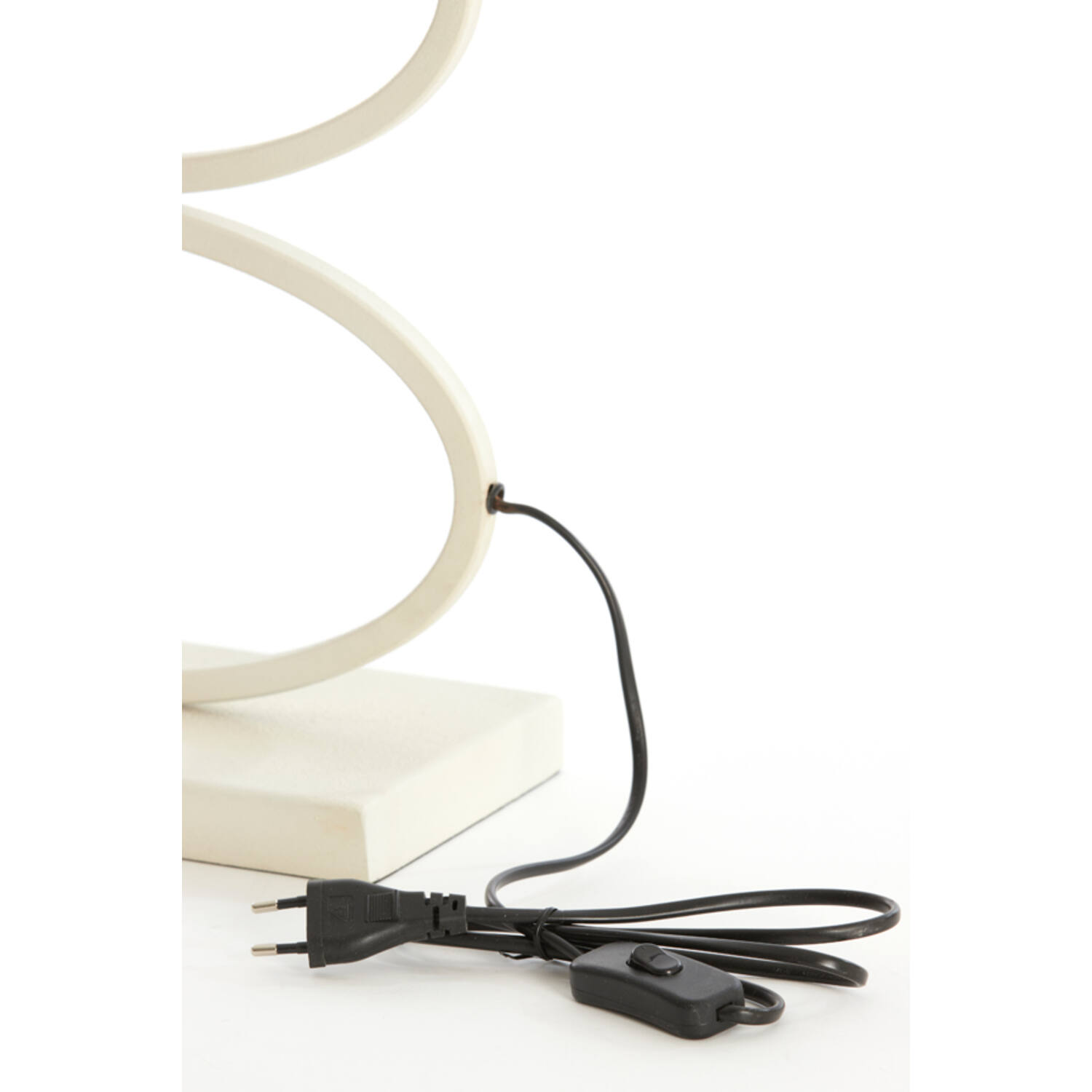 Lamp base 33x17x42 cm STELIUS cream
