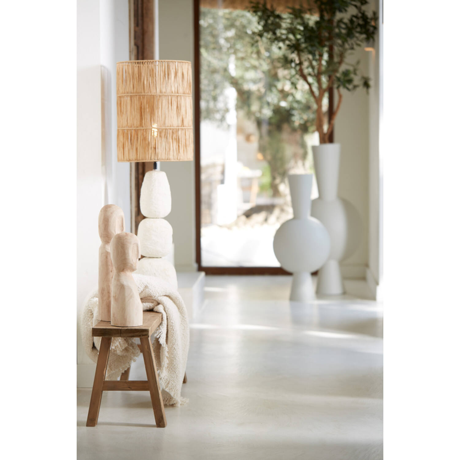 Lamp base Ø22x52 cm MARREE cream