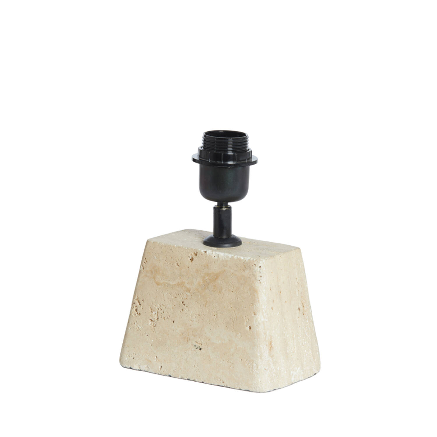 Lamp base 16x10x21 cm KARDAN travertine sand