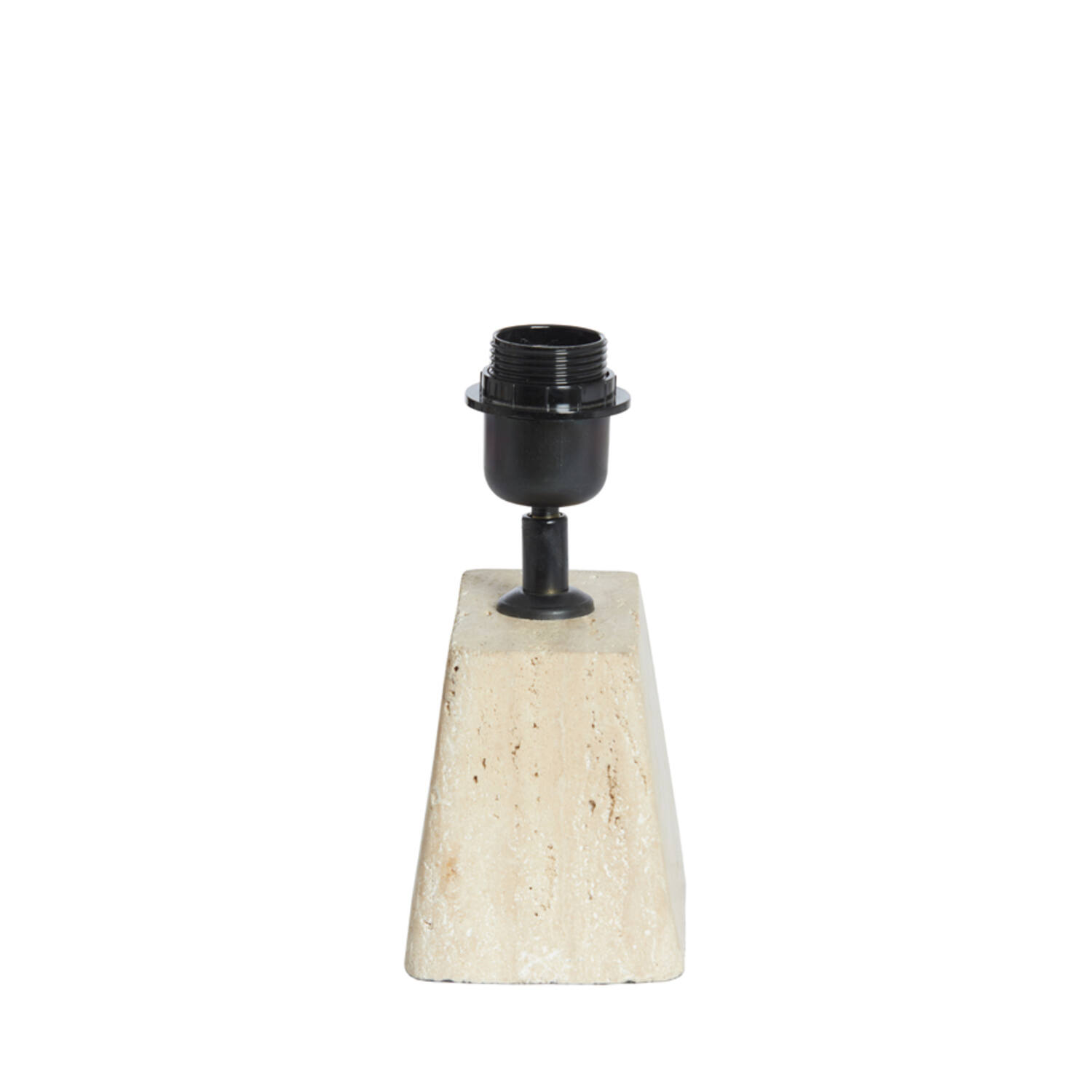 Lamp base 16x10x21 cm KARDAN travertine sand