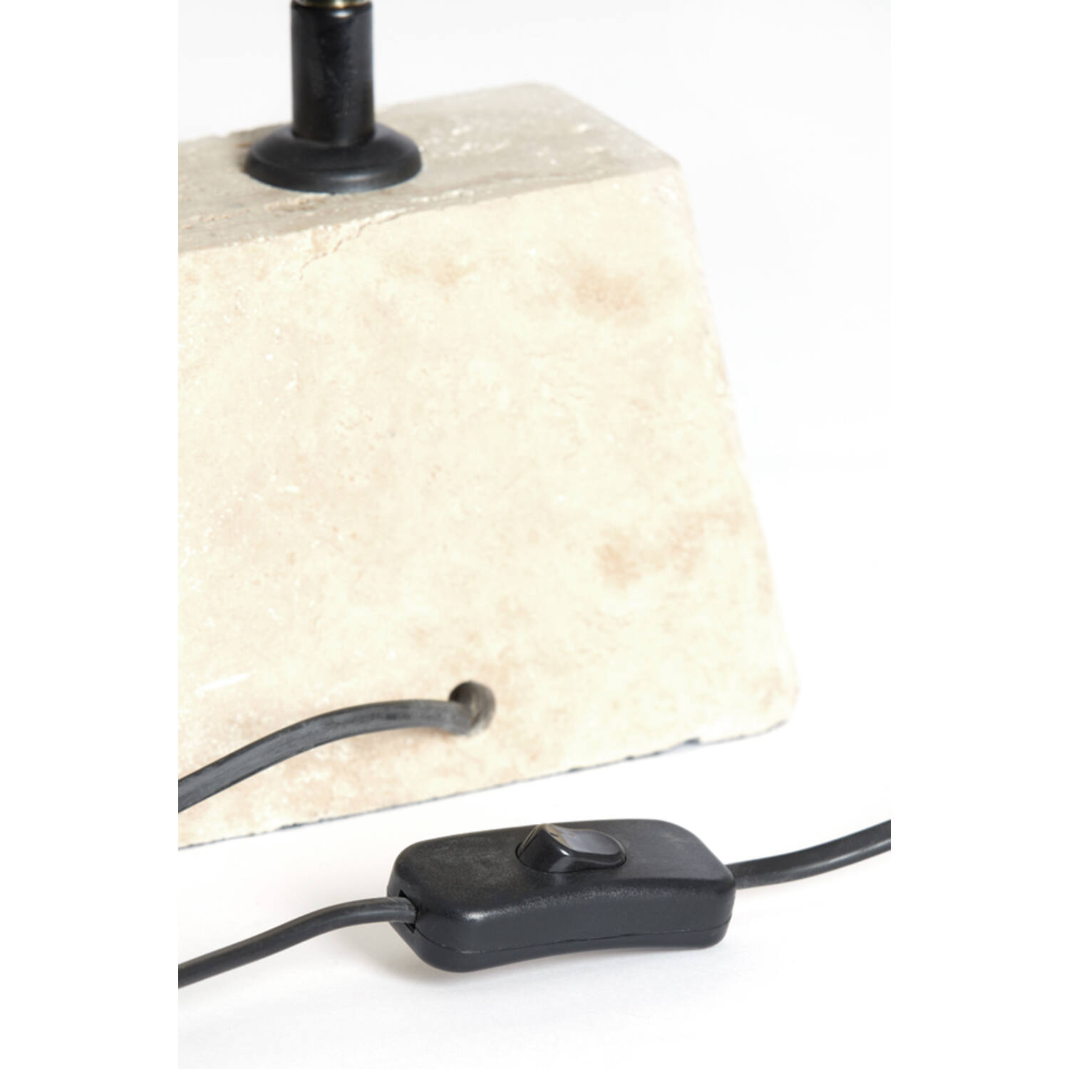 Lamp base 16x10x21 cm KARDAN travertine sand