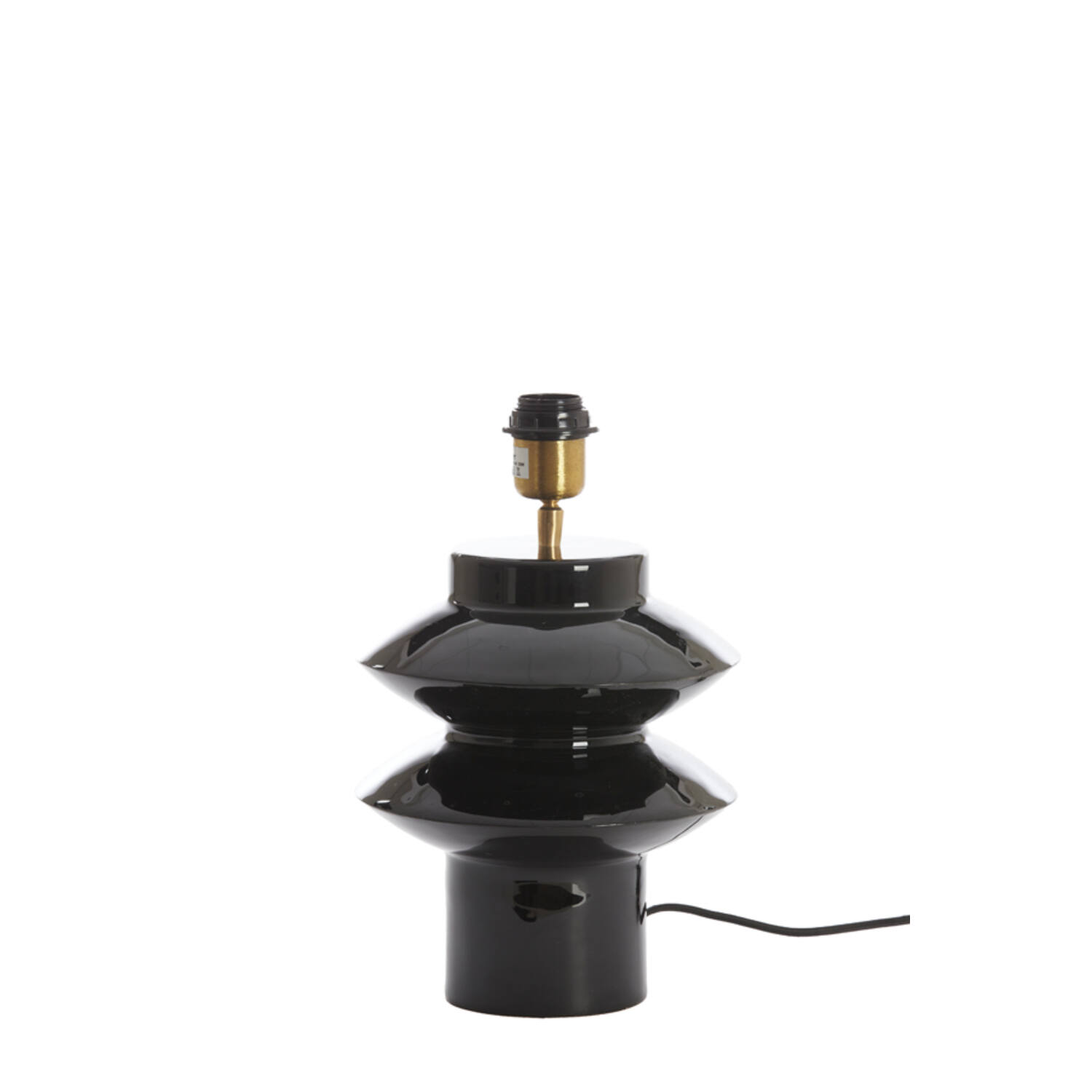 Lamp base Ø22x26 cm PETCH shiny black