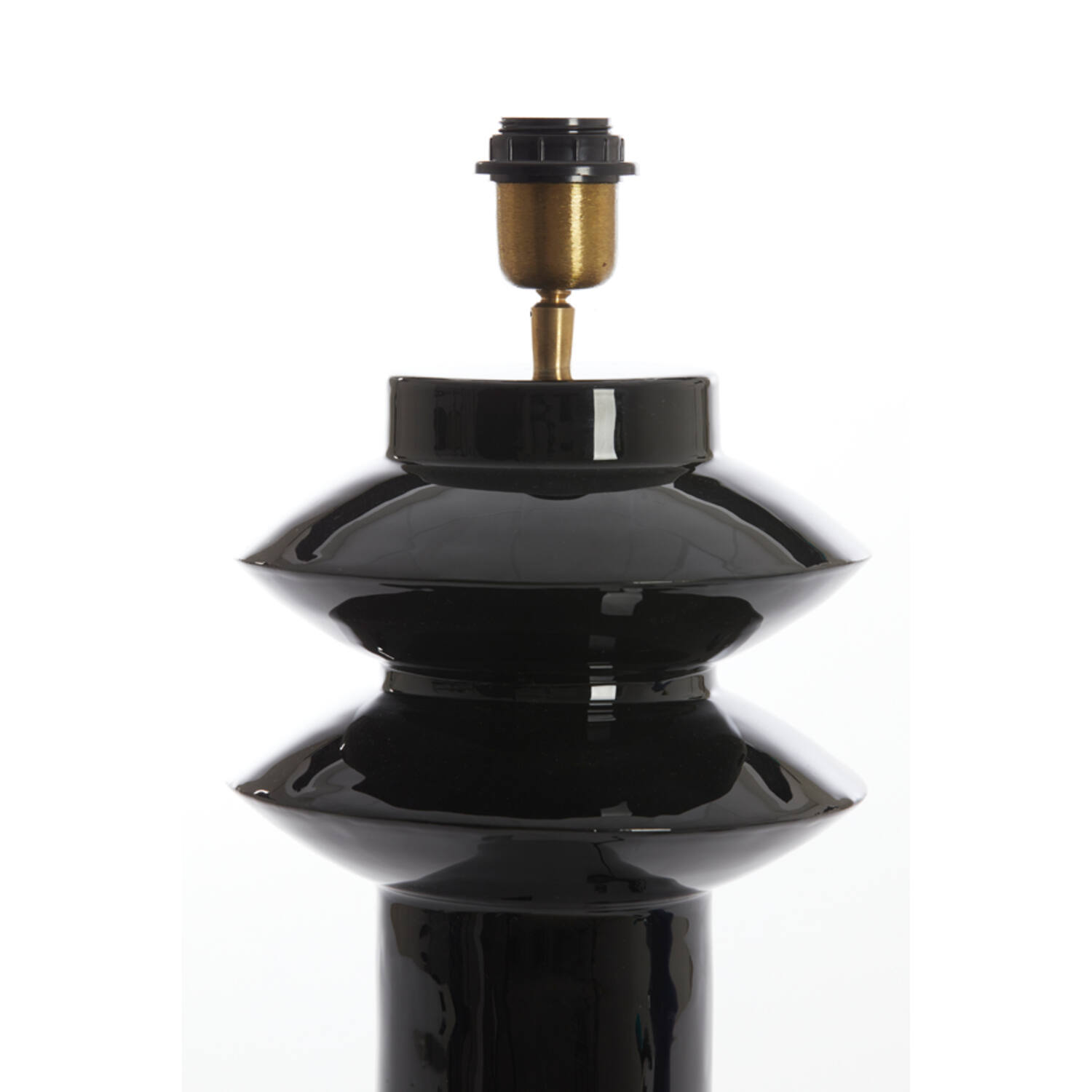 Lamp base Ø22x40 cm PETCH shiny black
