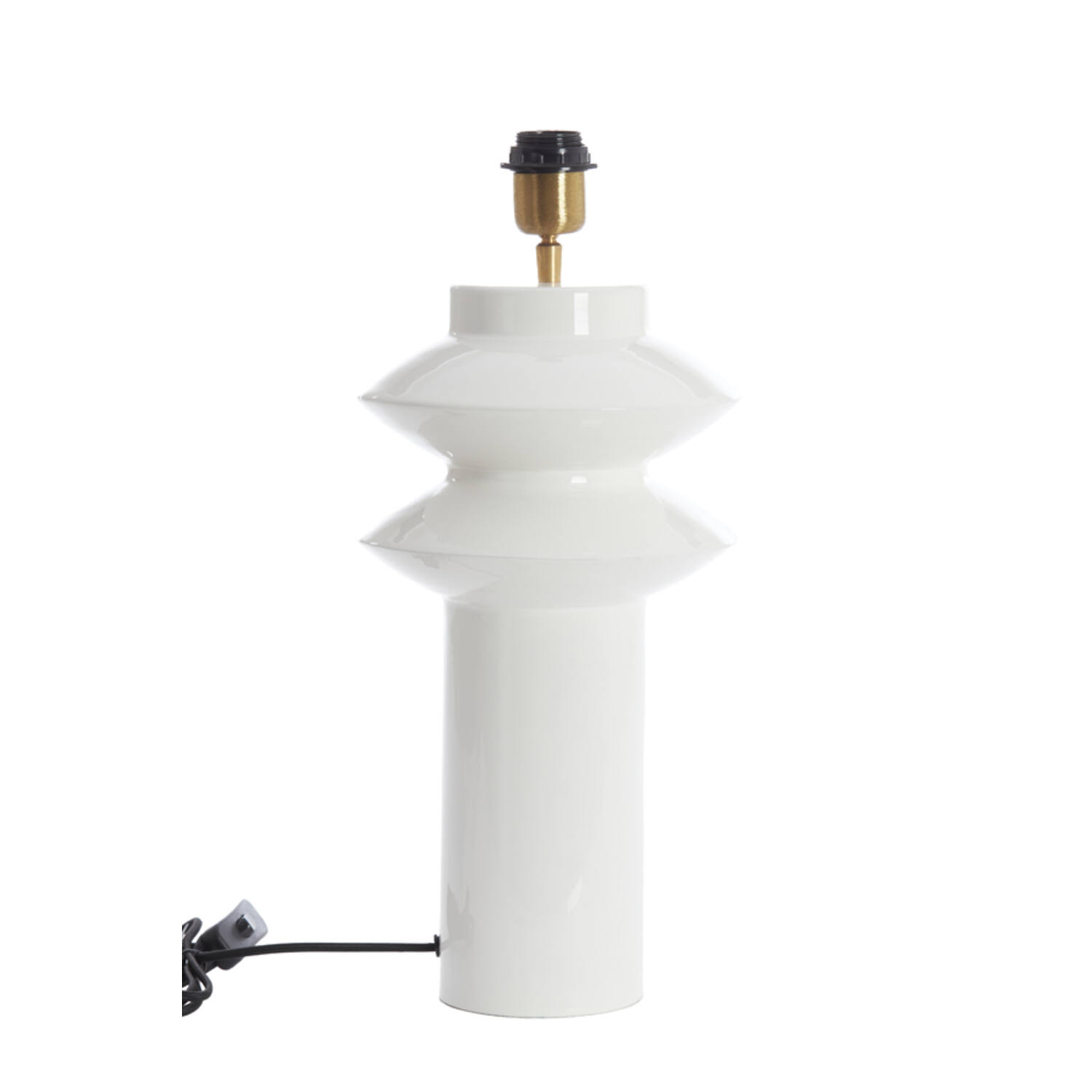 Lamp base Ø22x40 cm PETCH shiny white