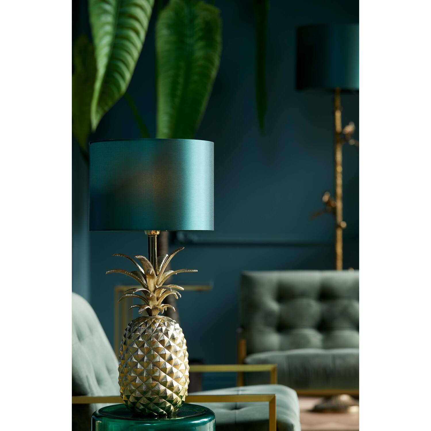 Lamp base 20x19x37 cm PINEAPPLE gold