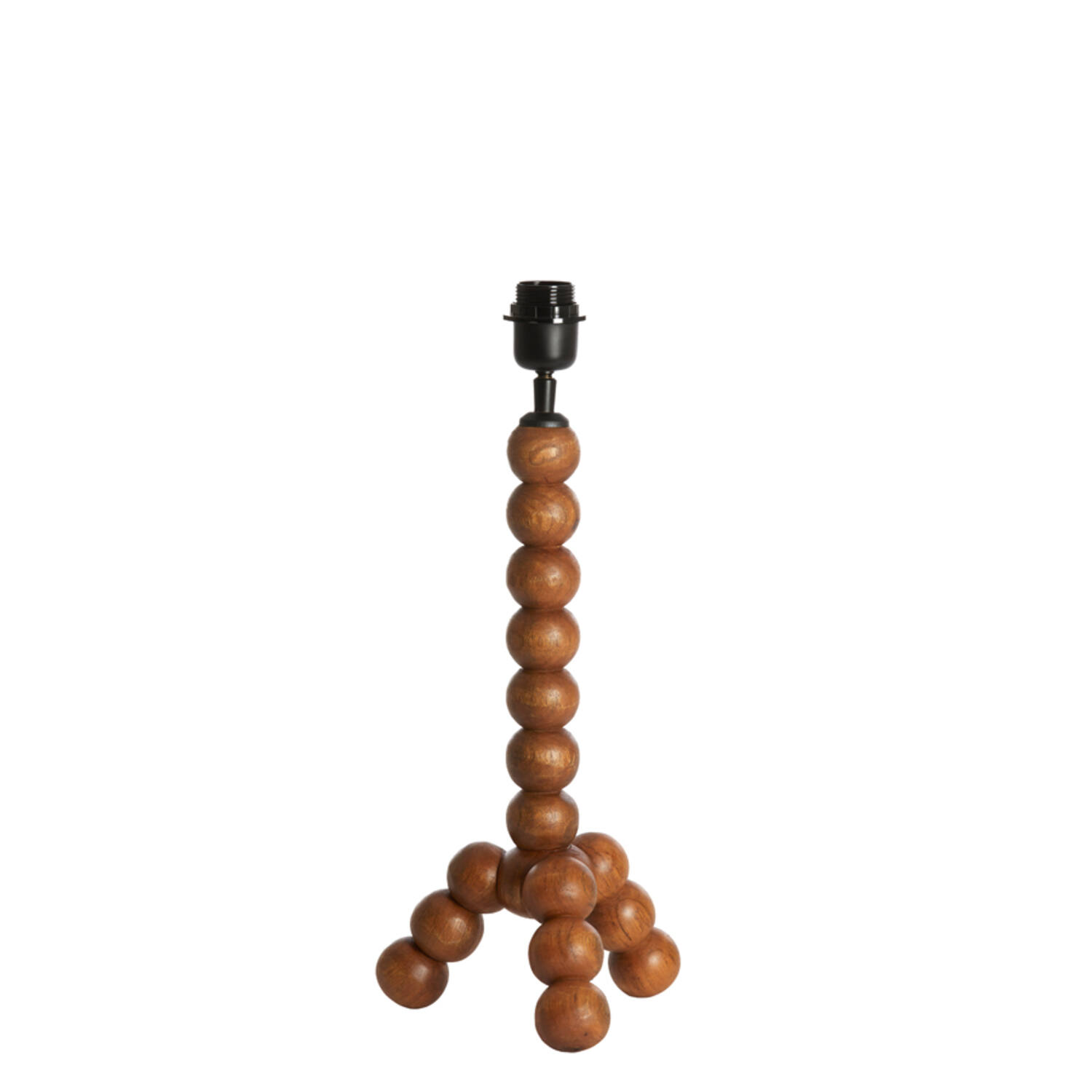 Lamp base 20x20x40 cm VEGLIO wood oil brown