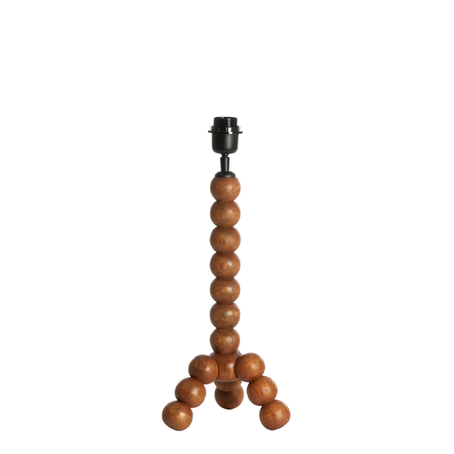 Lamp base 20x20x40 cm VEGLIO wood oil brown