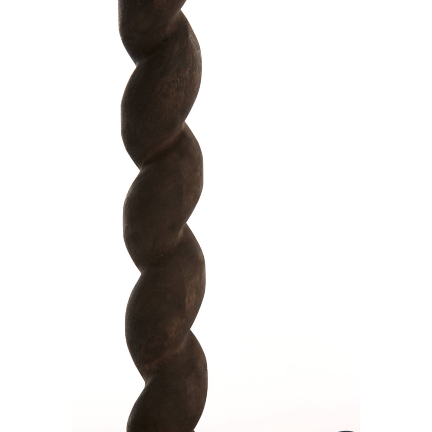 Lamp base Ø15x45 cm NANNO wood matt grey-brown