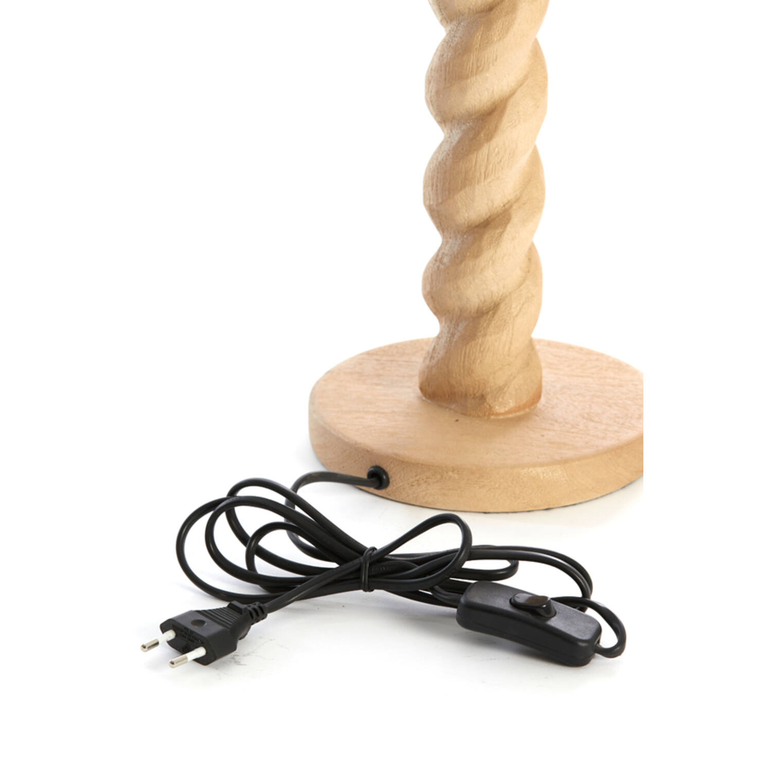 Lamp base Ø15x45 cm NANNO wood matt natural