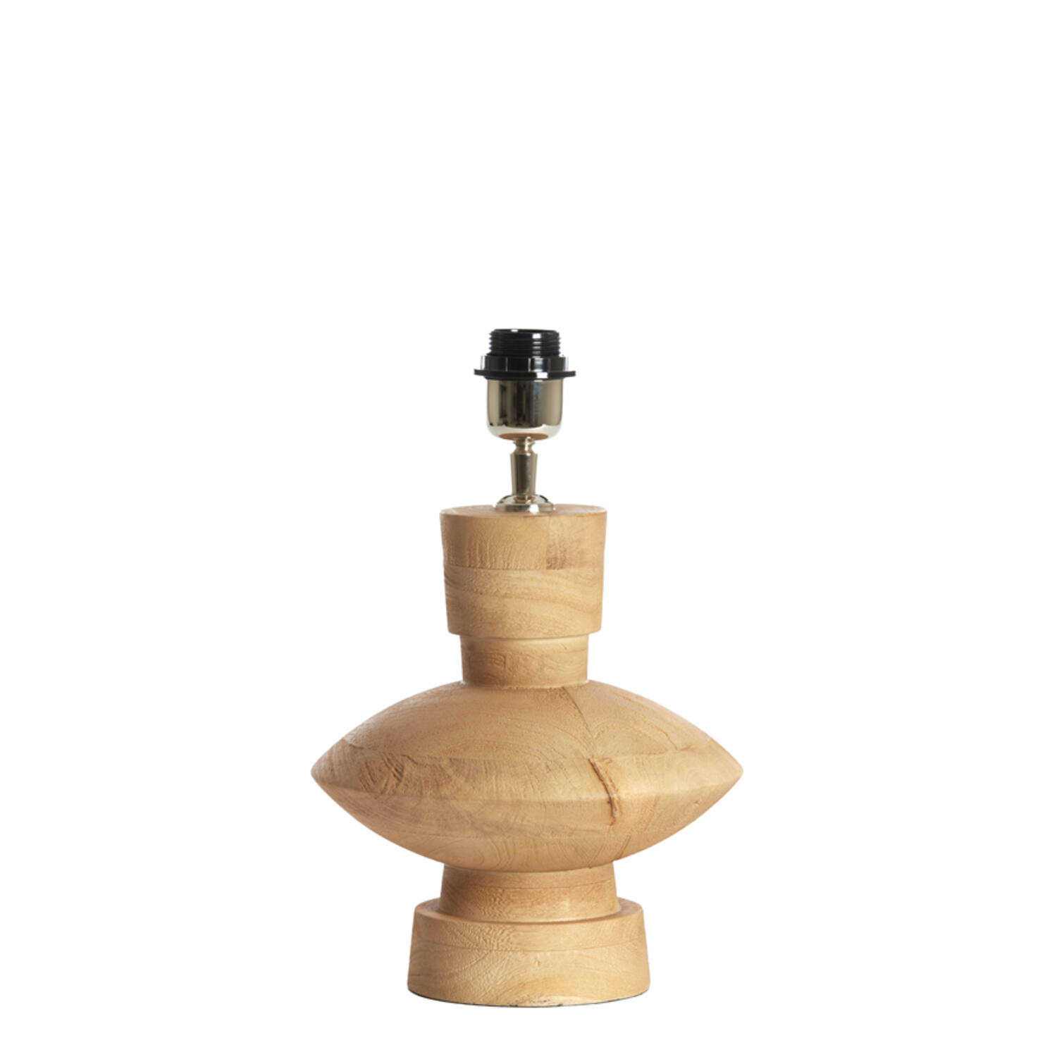 Lamp base Ø23x25 cm FIERA wood matt natural
