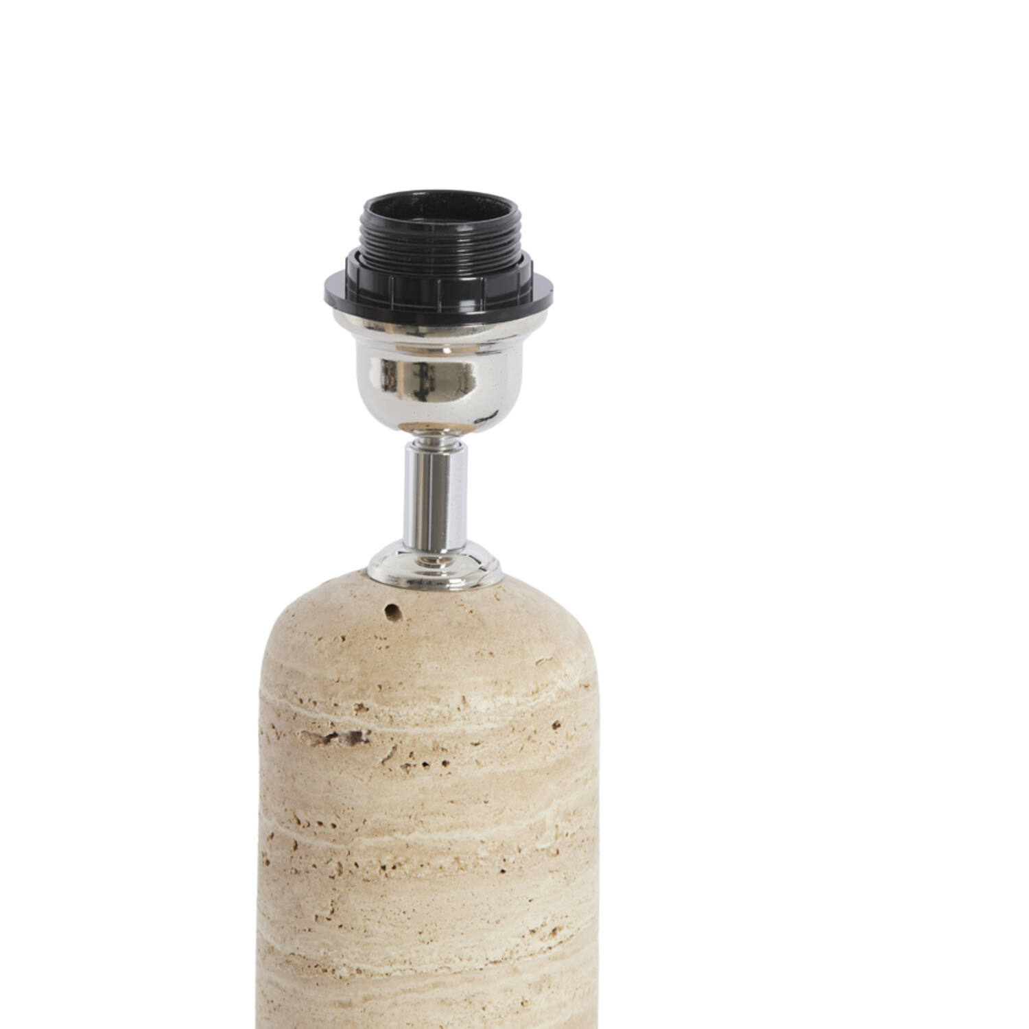 Lamp base Ø9x18 cm MALAKAI travertine sand