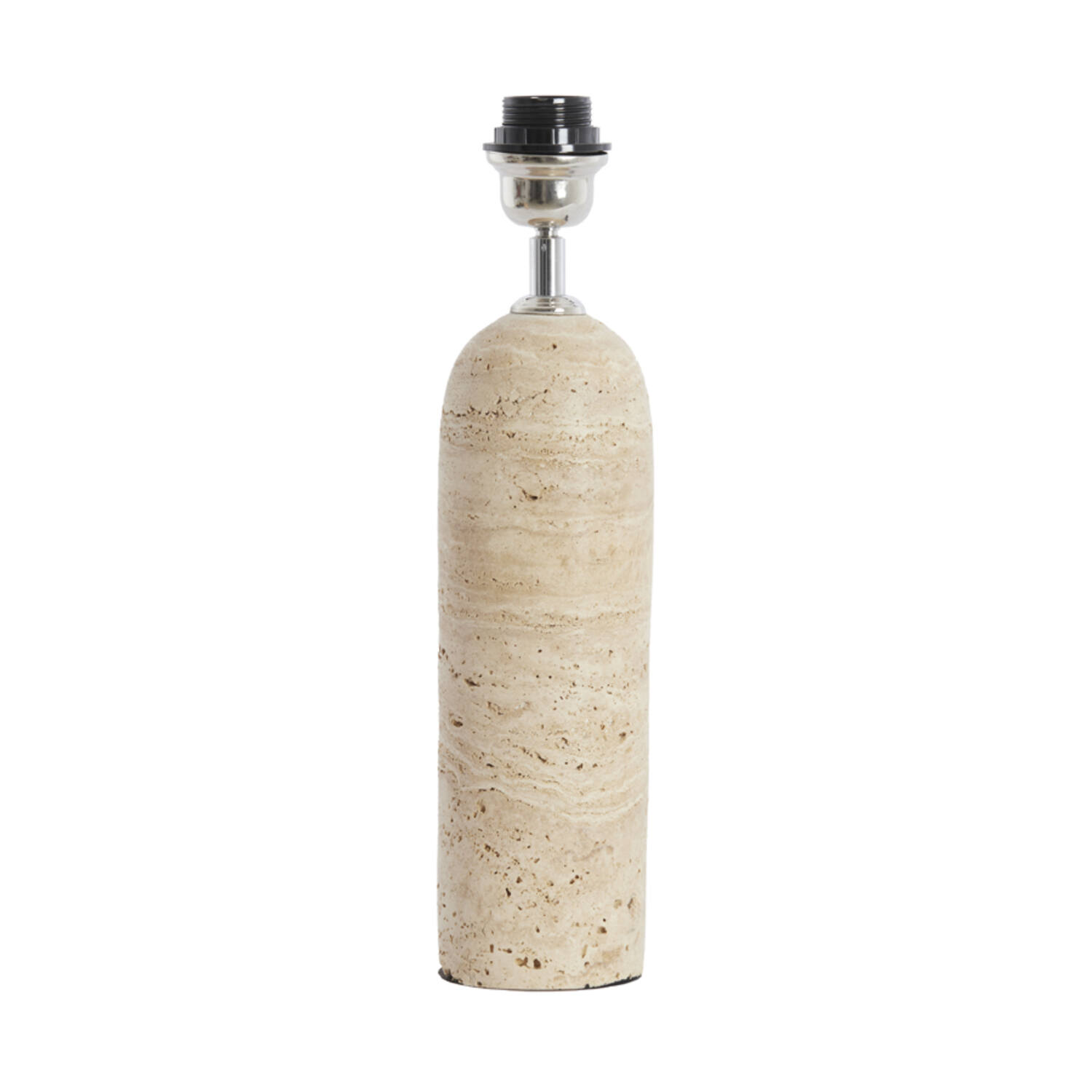 Lampvoet Ø9x28 cm MALAKAI travertin zand