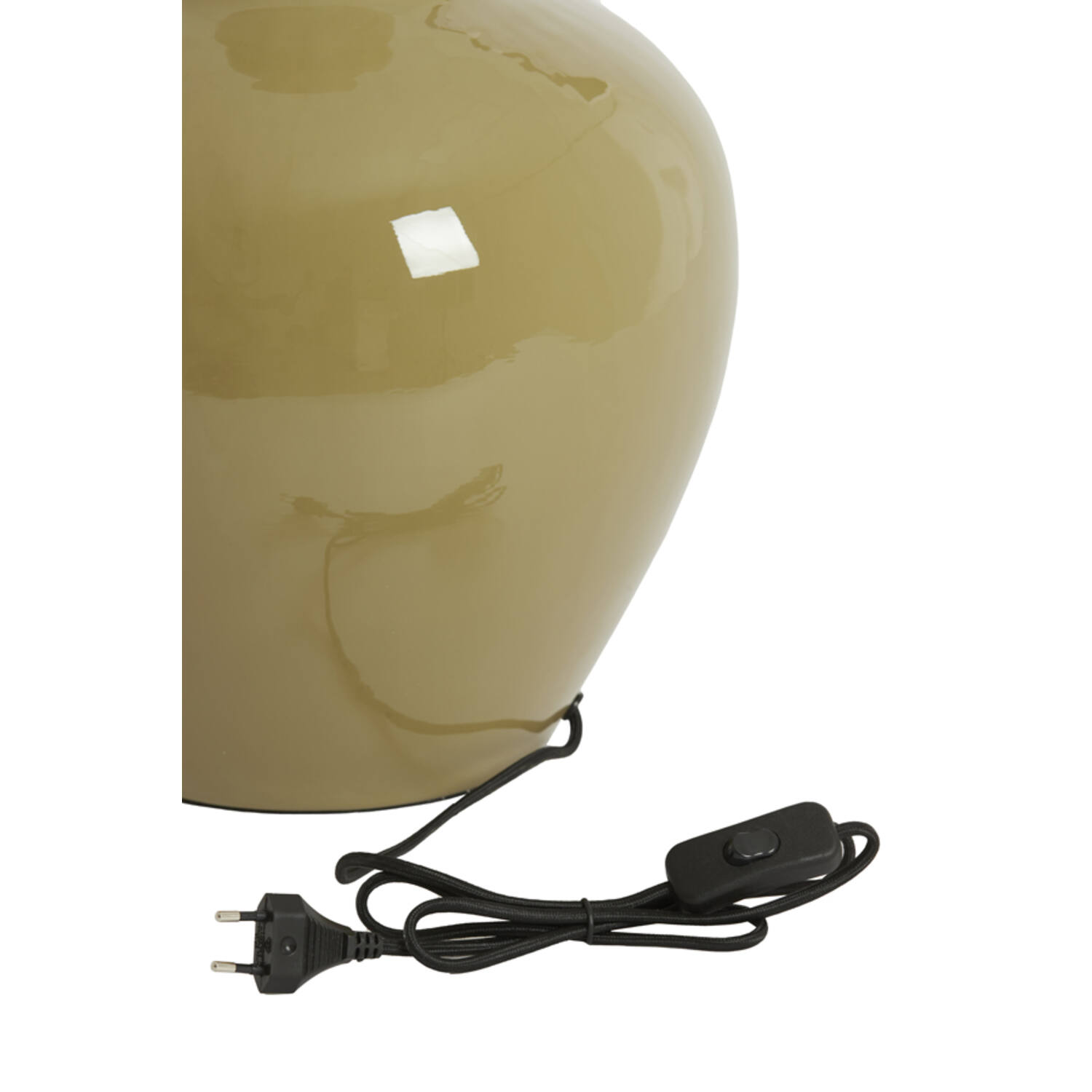Lamp base Ø33x51 cm NANA shiny olive green