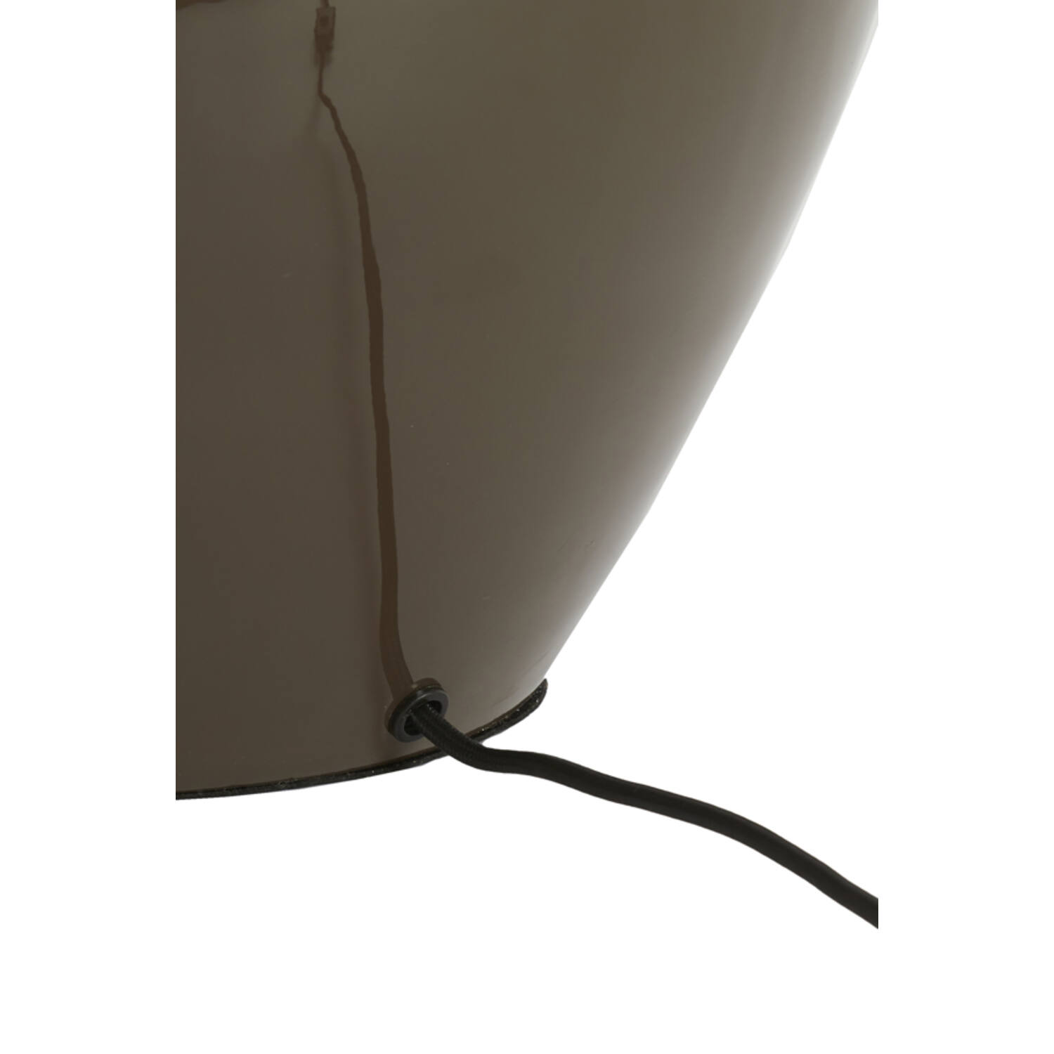 Lampvoet Ø33x51 cm NANA glans donker bruin