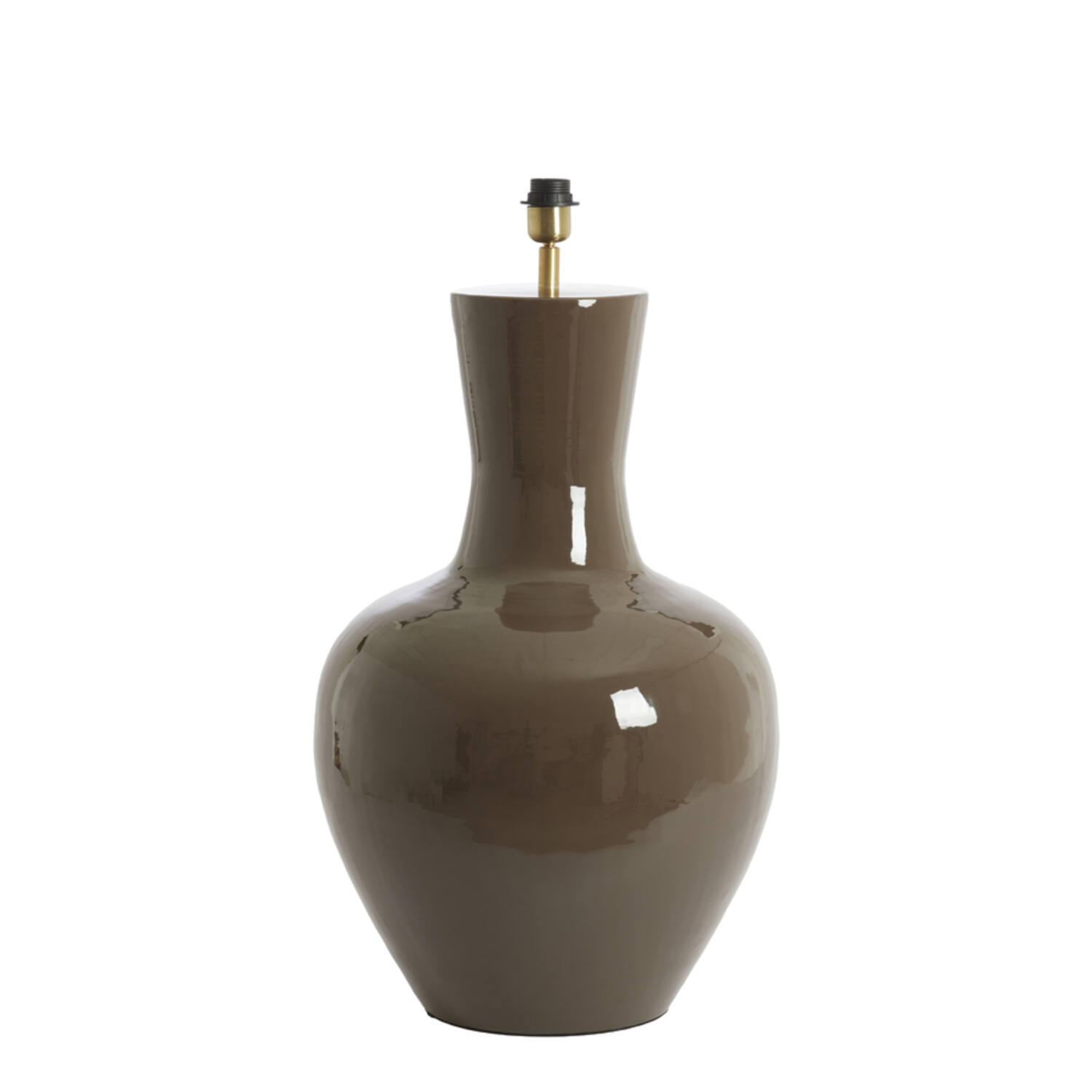 Lamp base Ø46x69 cm NANA shiny dark brown