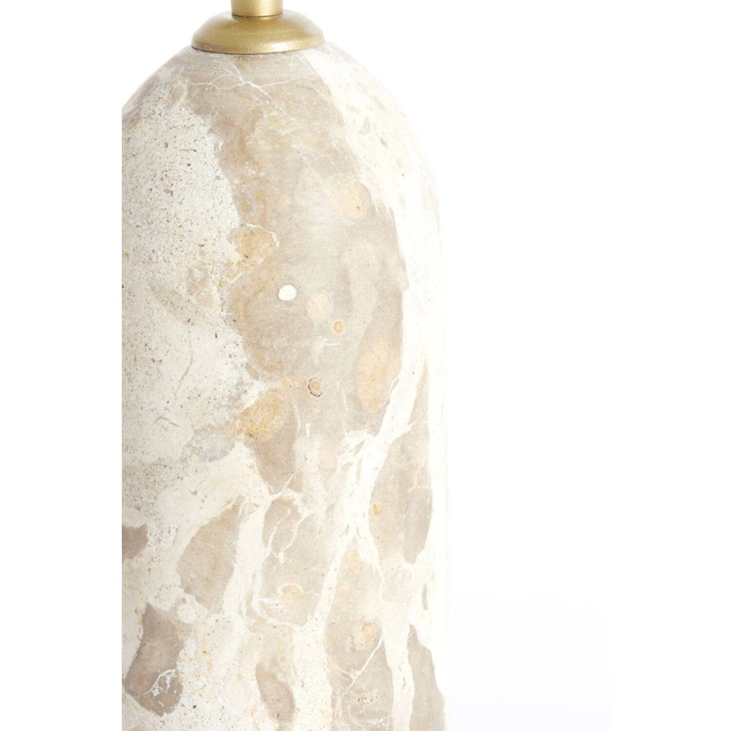 Lamp base Ø9x18 cm MALIKI marble sand