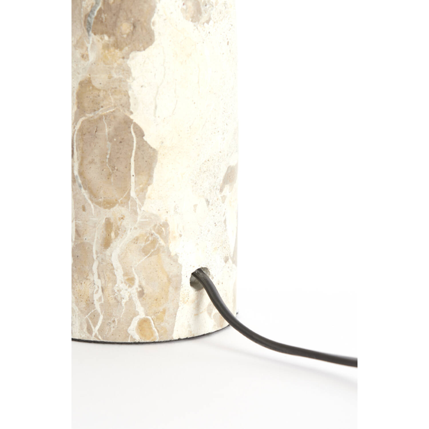 Lamp base Ø9x18 cm MALIKI marble sand