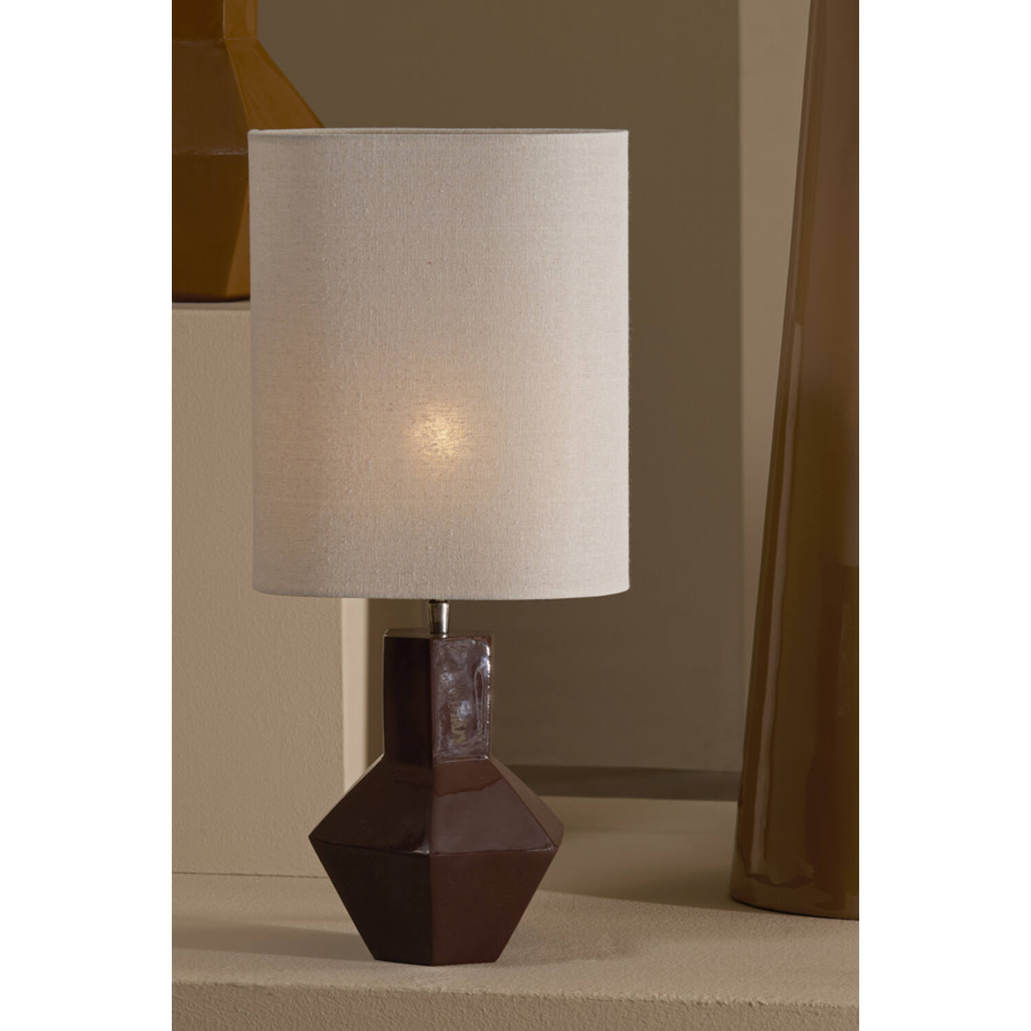 Lamp base Ø19x30 cm CALIRA dark brown