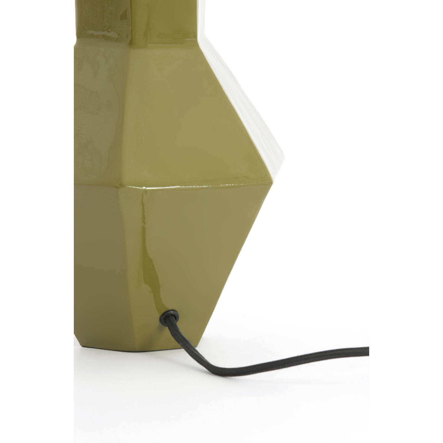 Lamp base Ø19x40 cm CALIRA olive green