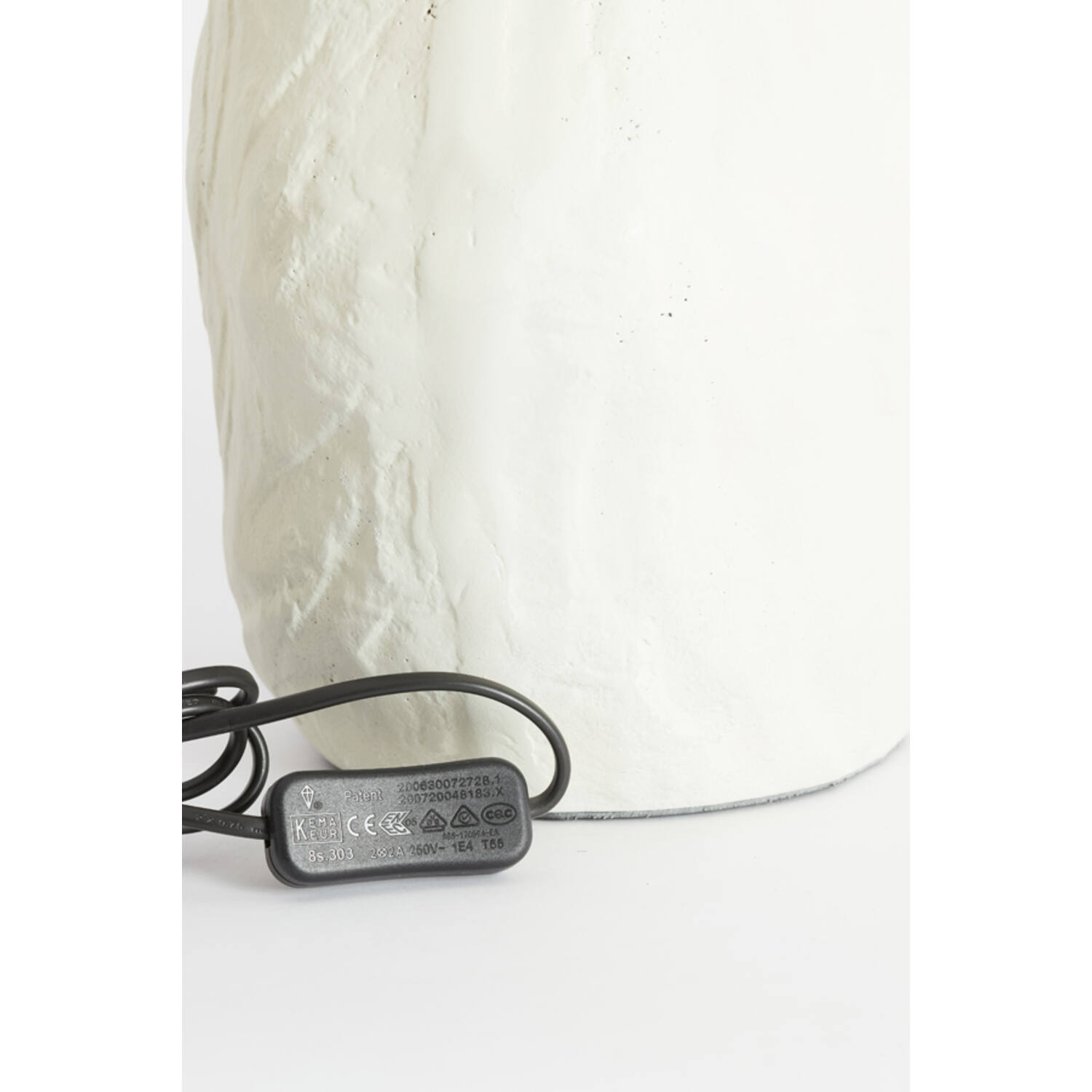 Lamp base 21x19x29 cm MAVELLE cream