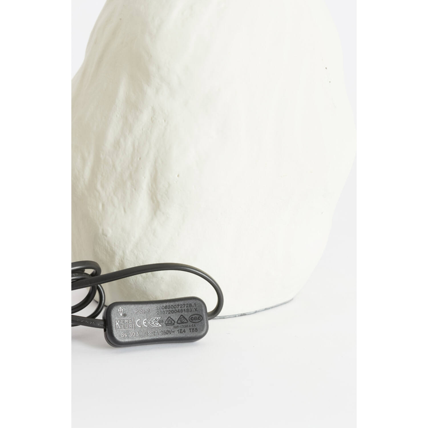 Lamp base 25x20x36 cm MAVELLE cream