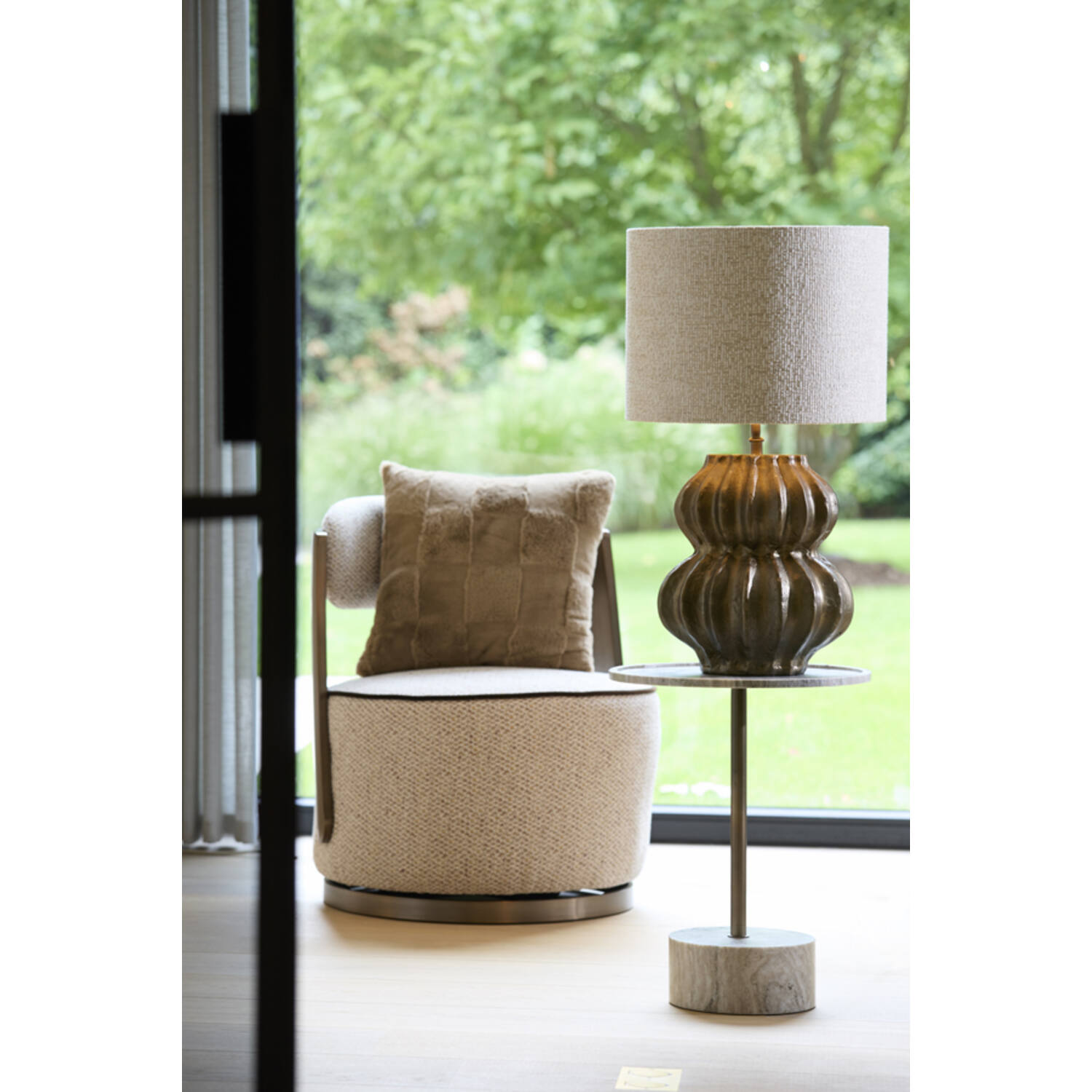 Lamp base 32x30x38 cm KELIAN gold