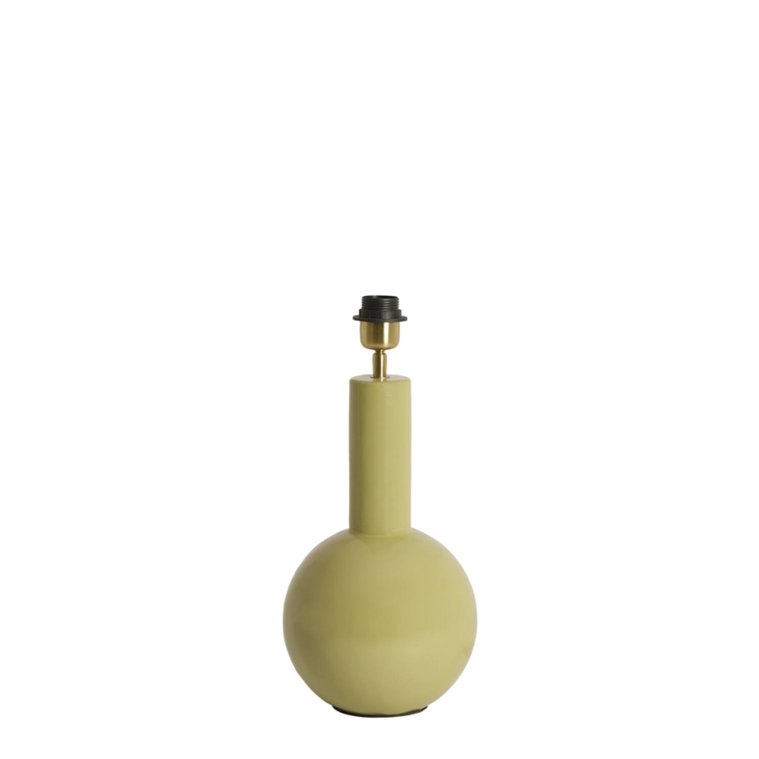Lamp base Ø19,5x38,5 cm BENAO shiny olive green