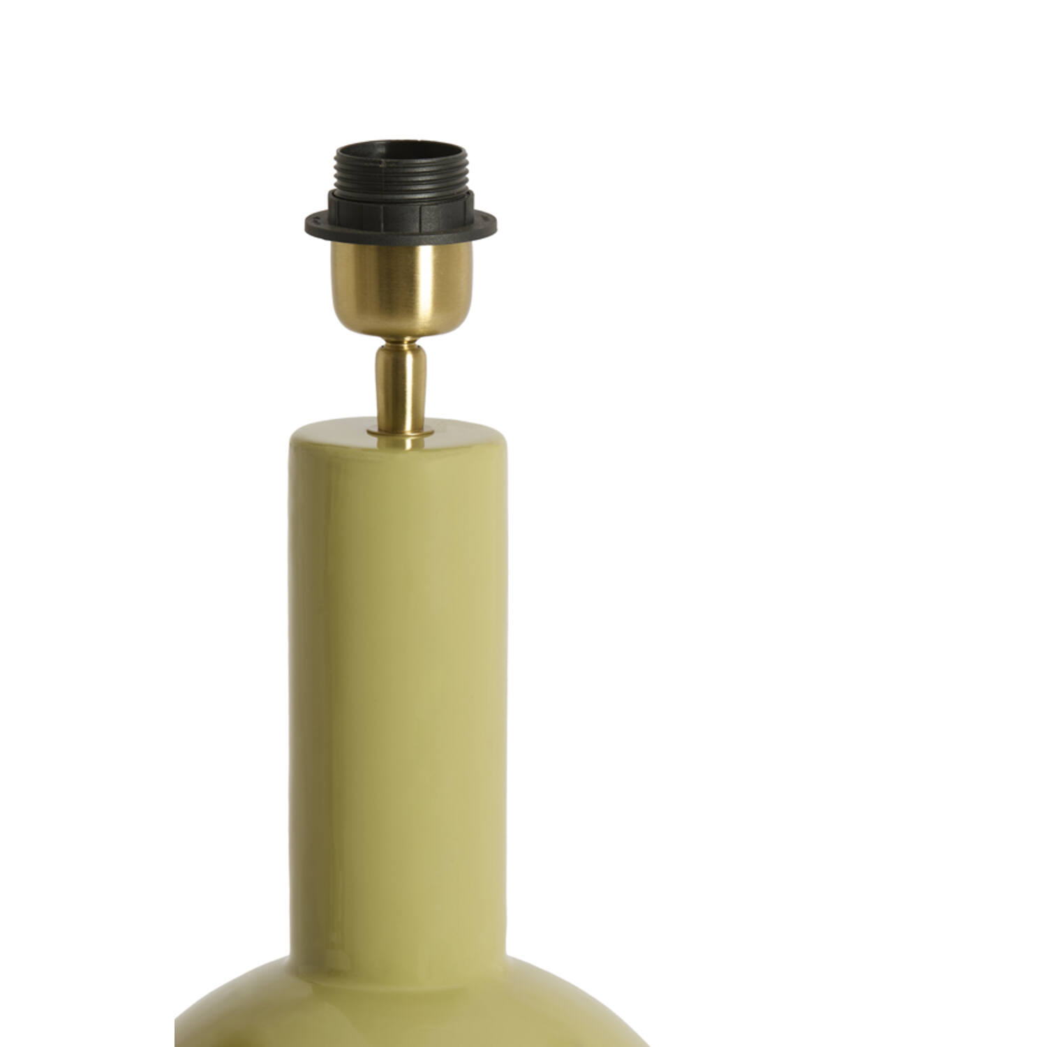 Lamp base Ø19,5x38,5 cm BENAO shiny olive green