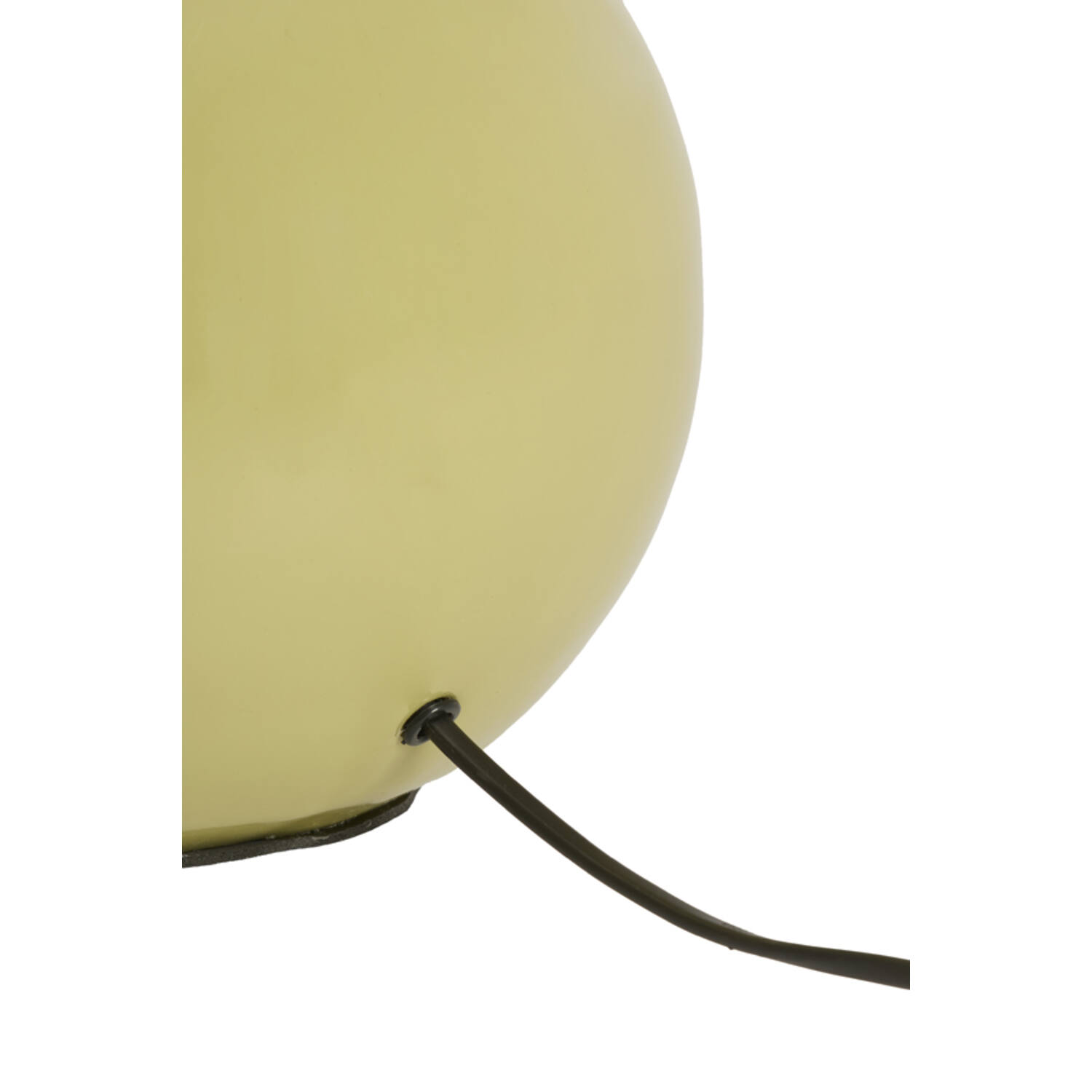 Lamp base Ø19,5x38,5 cm BENAO shiny olive green