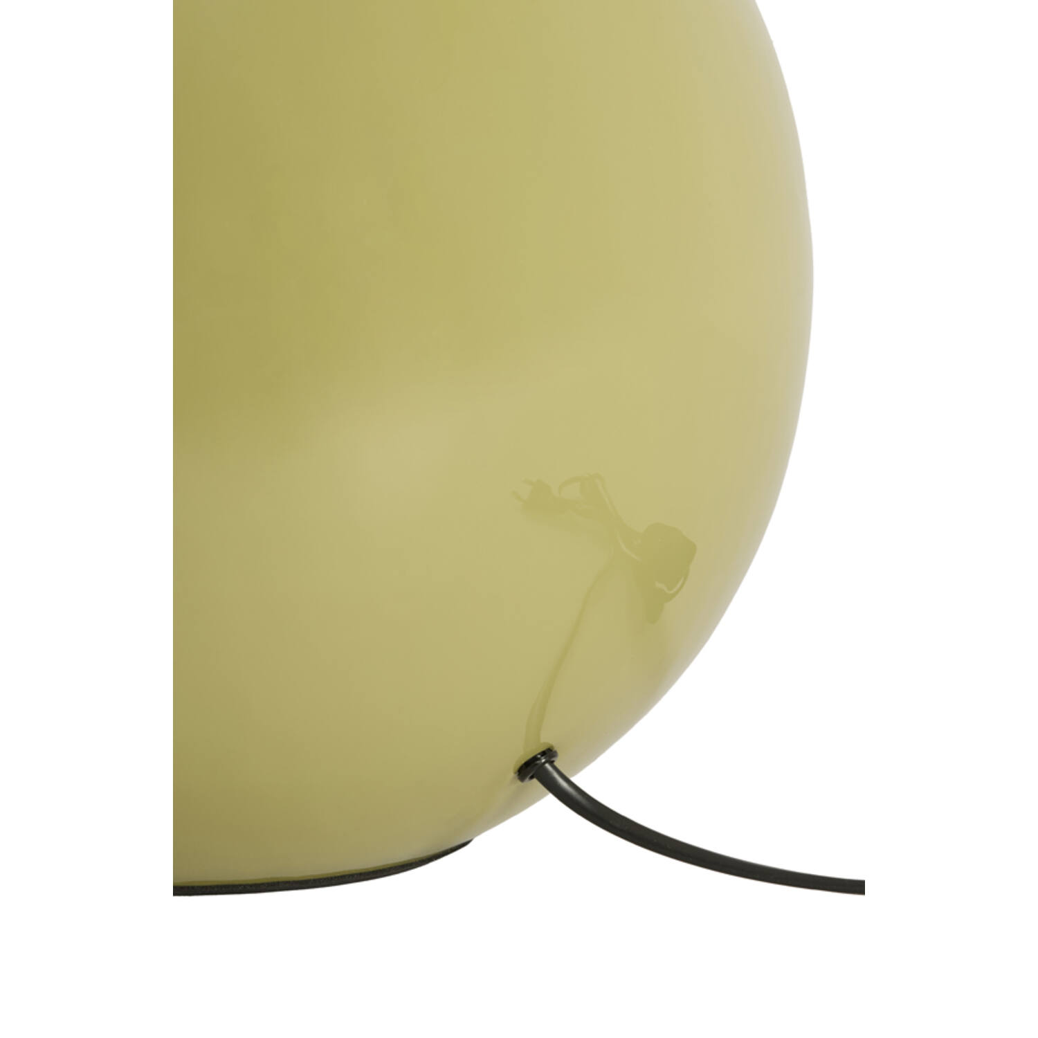 Lamp base Ø31x53 cm BENAO shiny olive green