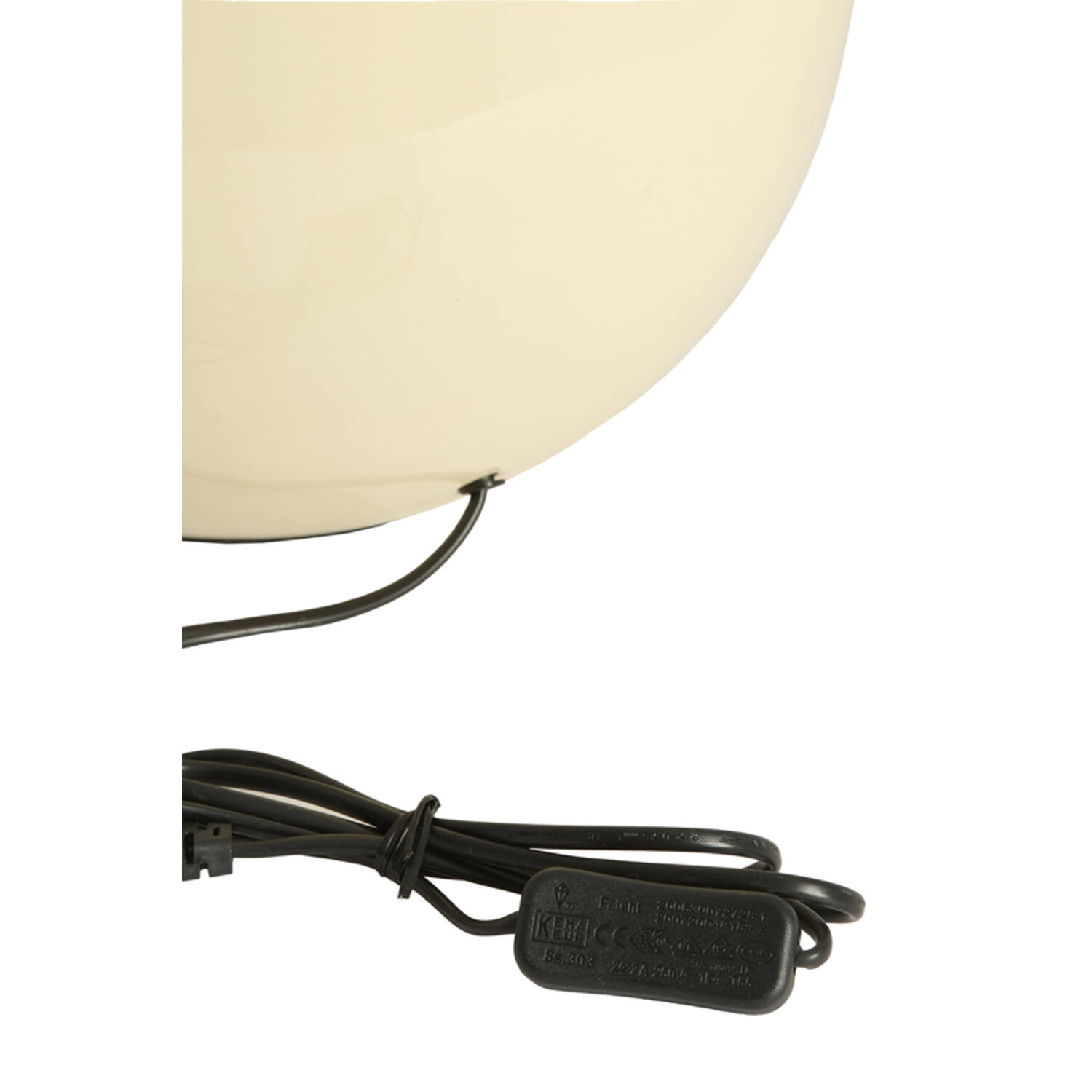 Lamp base Ø31x53 cm BENAO shiny cream