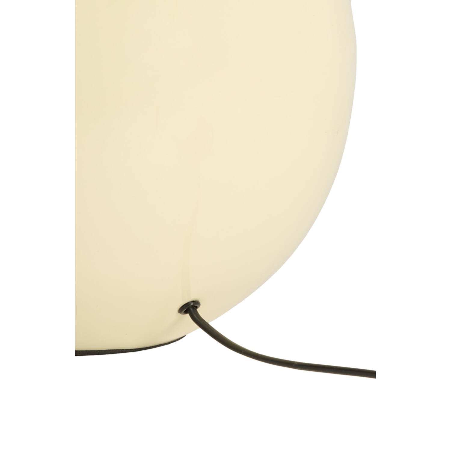 Lamp base Ø31x53 cm BENAO shiny cream