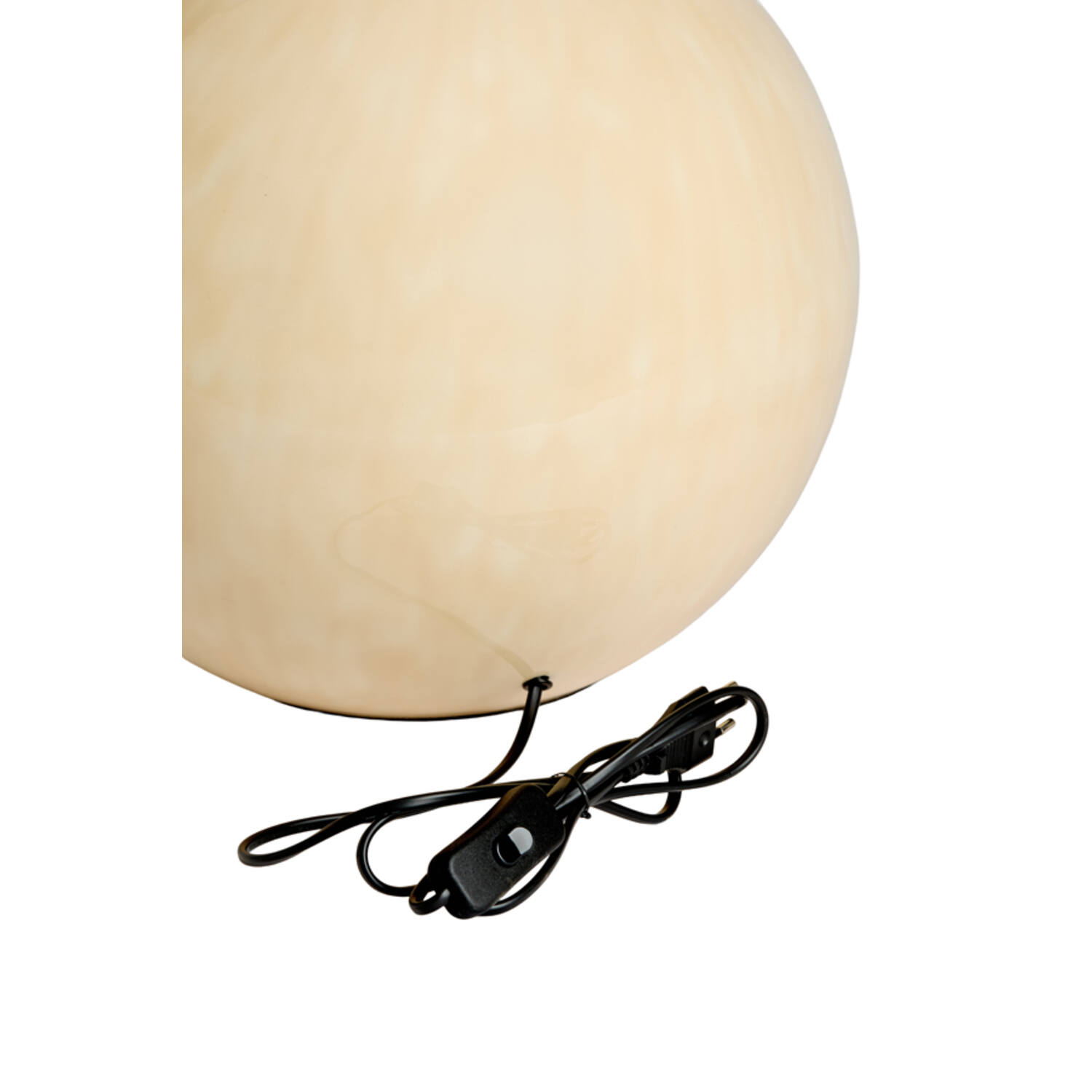 Lamp base Ø25,5x33 cm BENU shiny light pink-cream