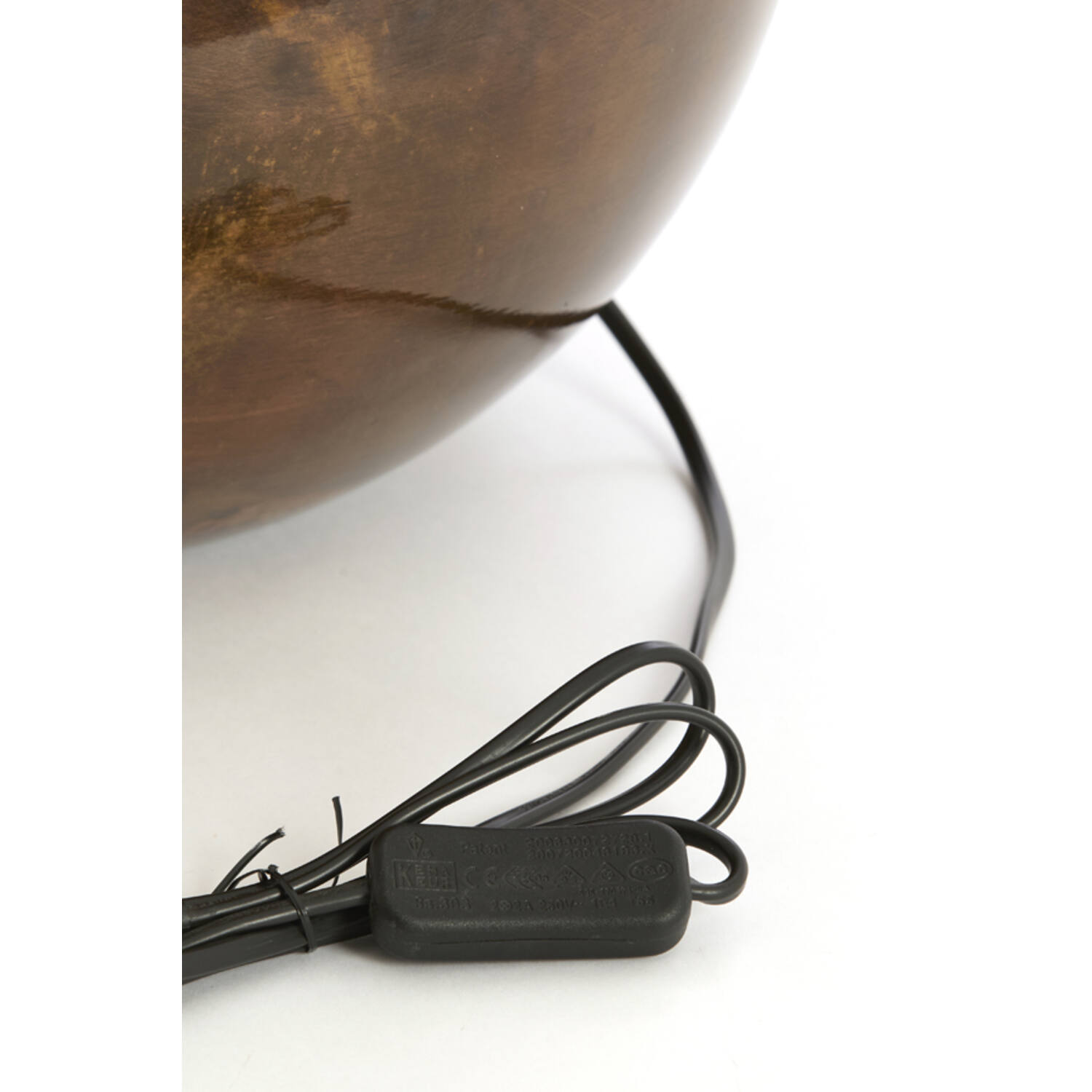 Lamp base Ø34,5x41,5 cm BENU copper-bronze