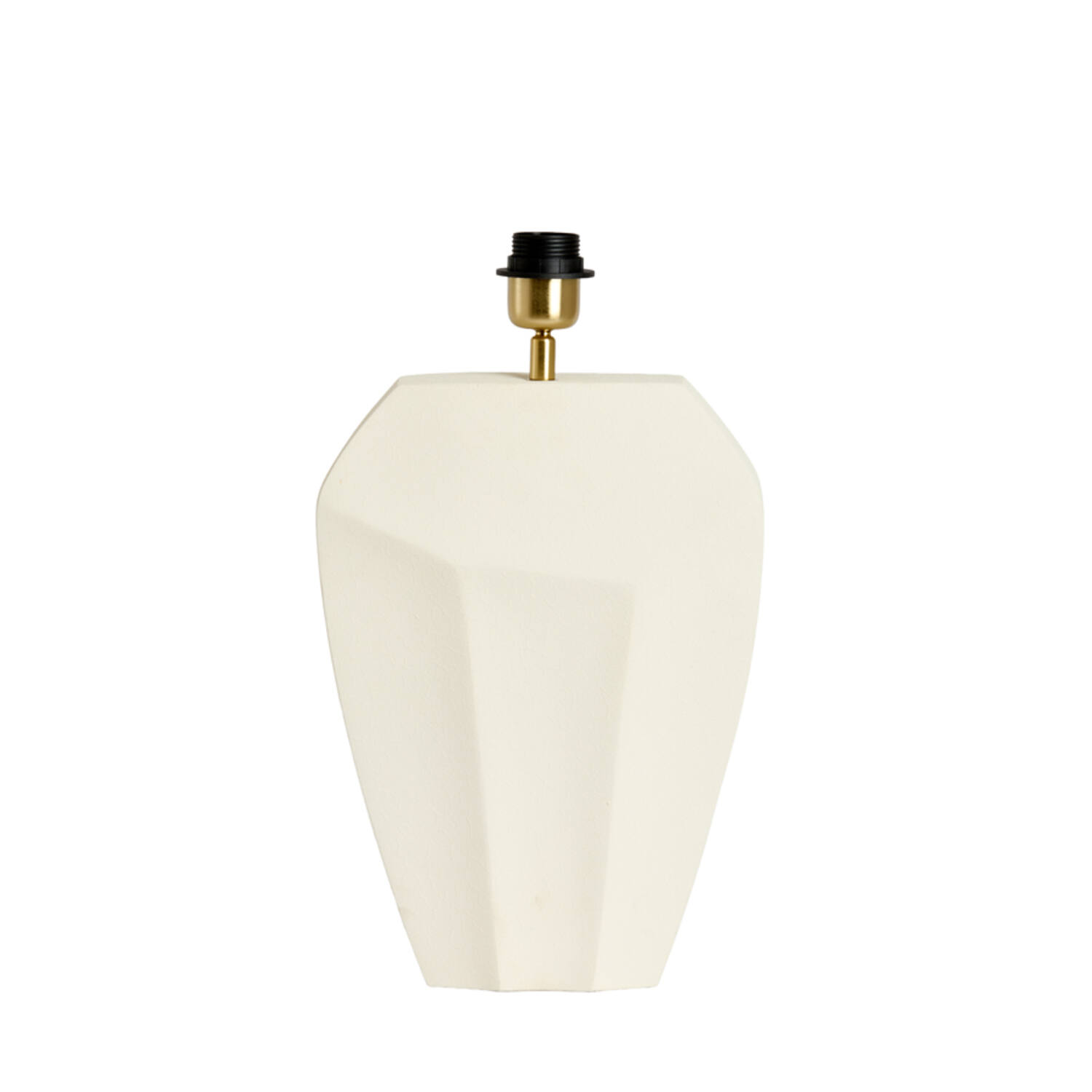 Lamp base 26x12x38 cm CORDOBA matt cream