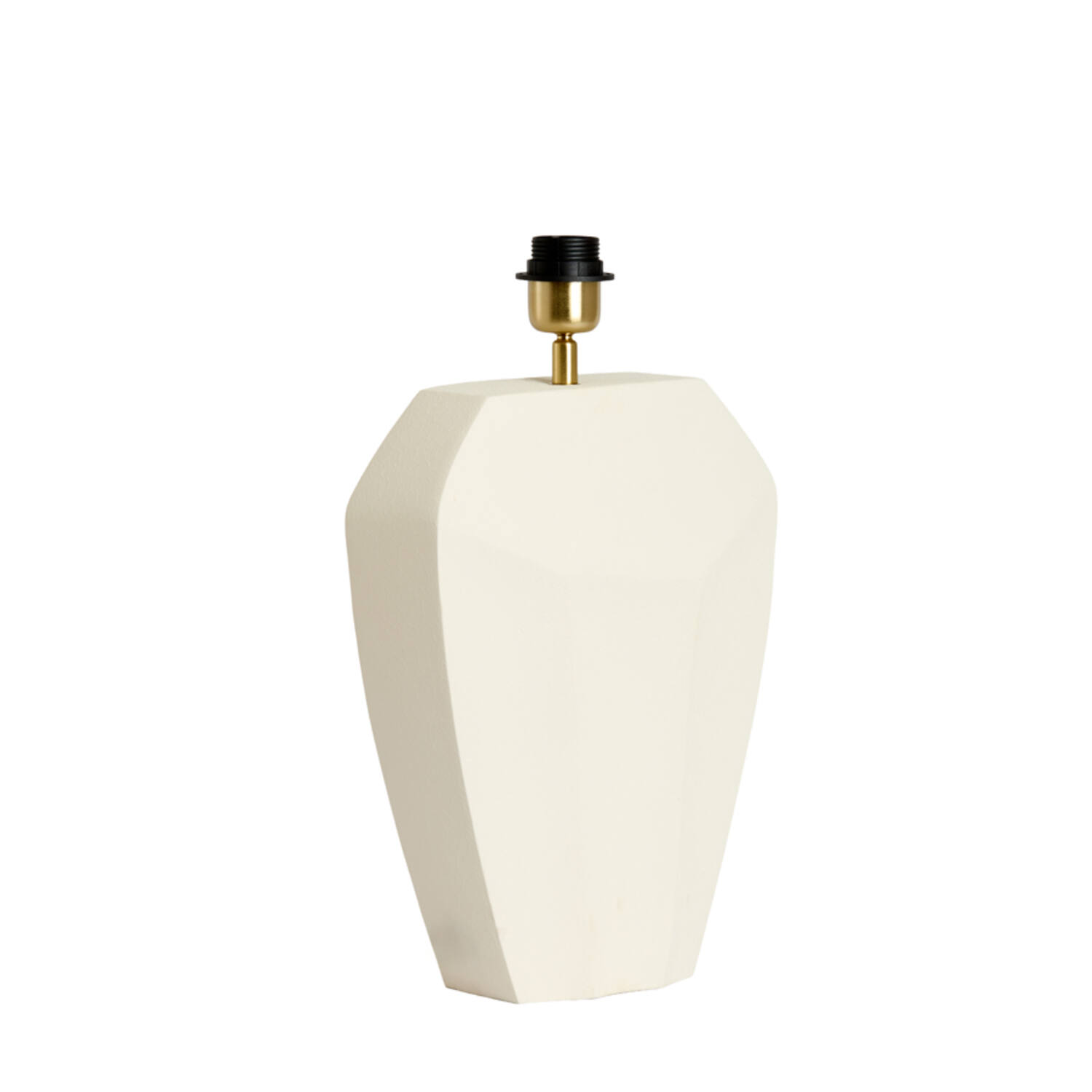 Lamp base 26x12x38 cm CORDOBA matt cream