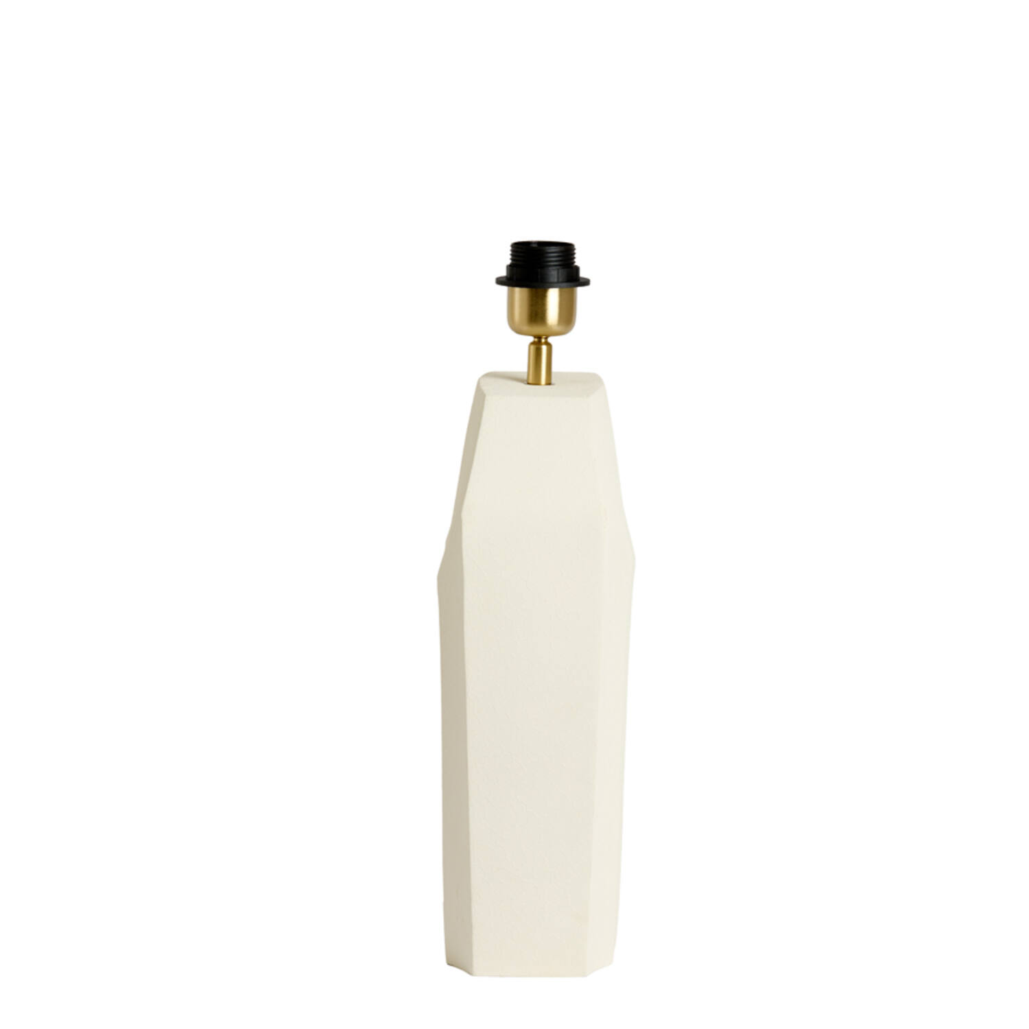Lamp base 26x12x38 cm CORDOBA matt cream
