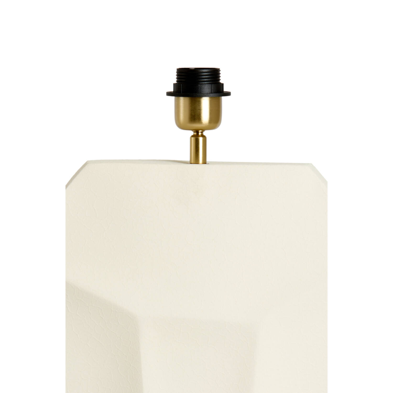 Lamp base 26x12x38 cm CORDOBA matt cream