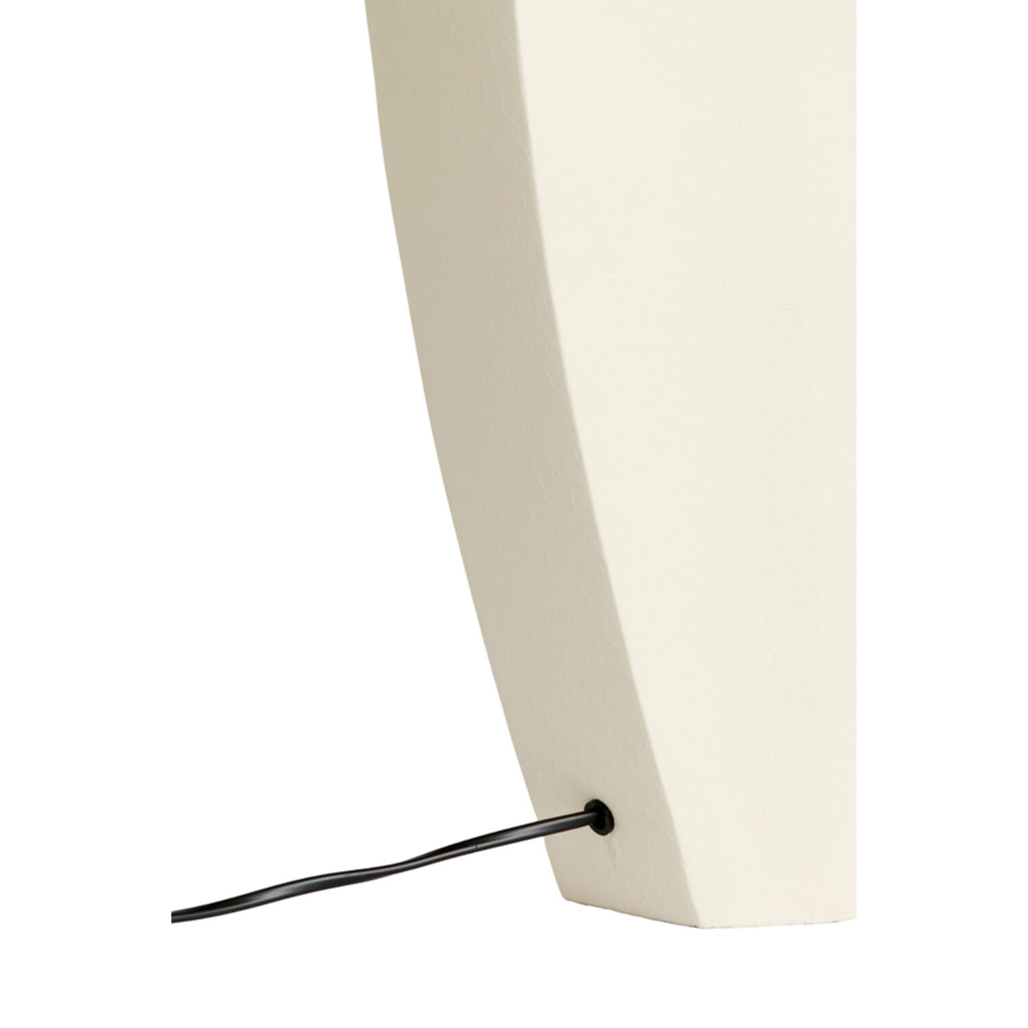 Lamp base 26x12x38 cm CORDOBA matt cream