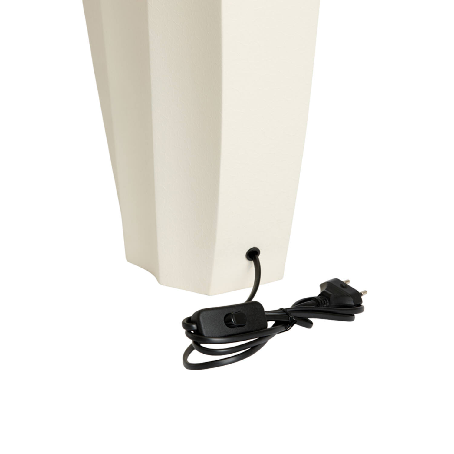 Lamp base 26x12x38 cm CORDOBA matt cream