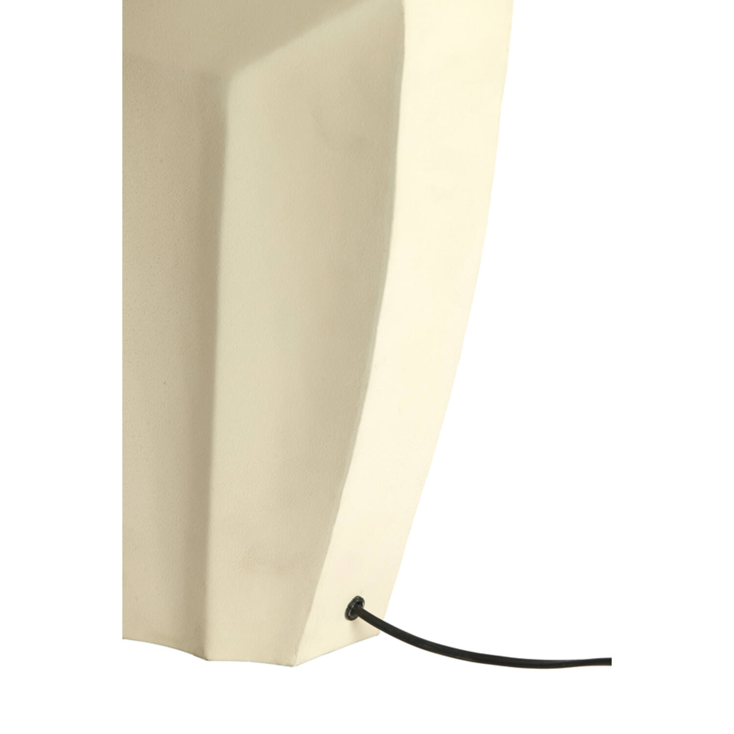 Lamp base 30x13x48 cm CORDOBA matt cream