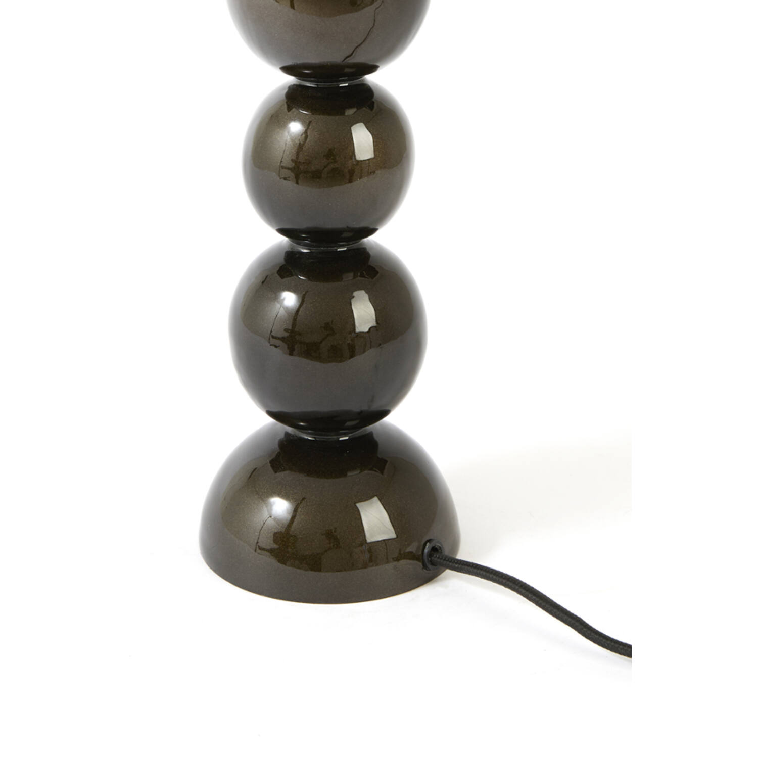 Lamp base Ø10x36 cm BARLES shiny brown-bronze