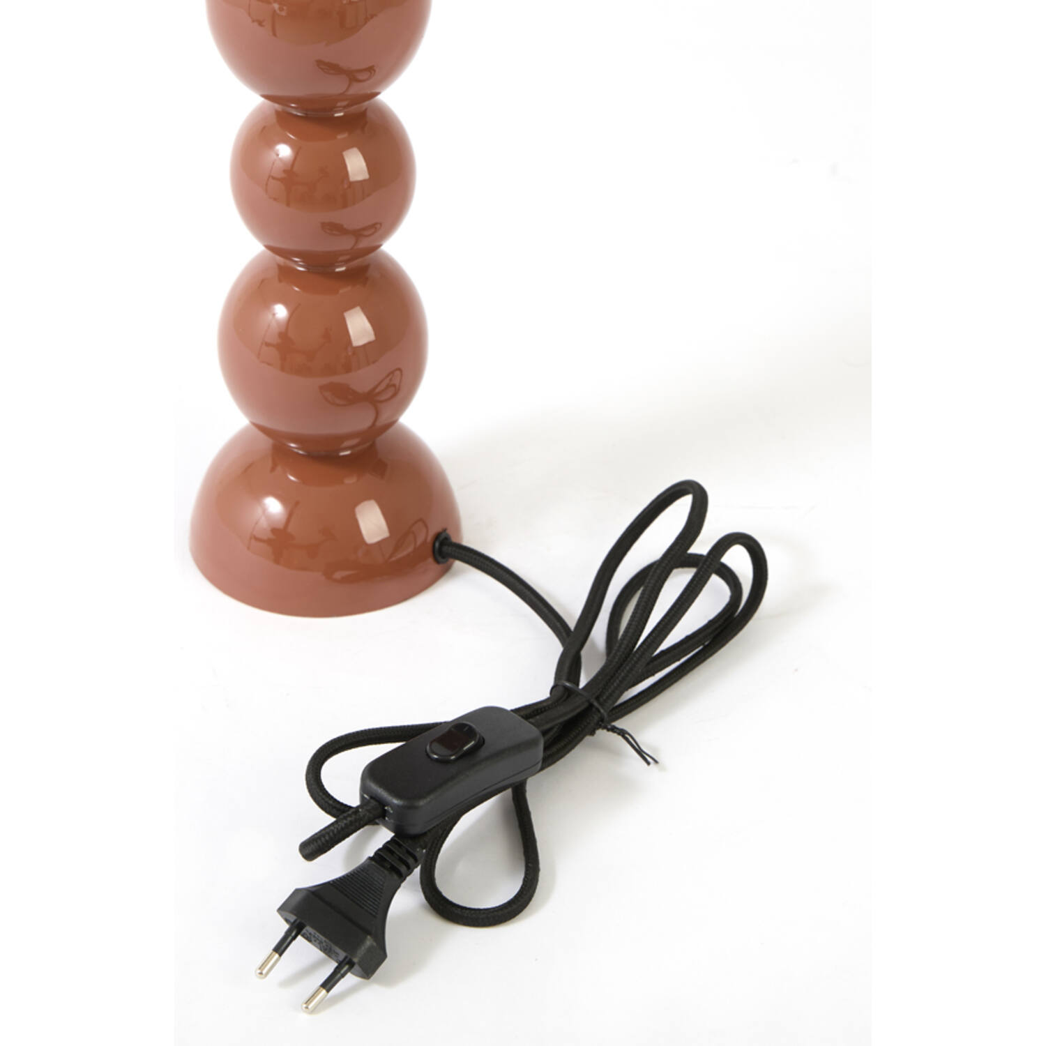 Lamp base Ø10x36 cm BARLES shiny terra