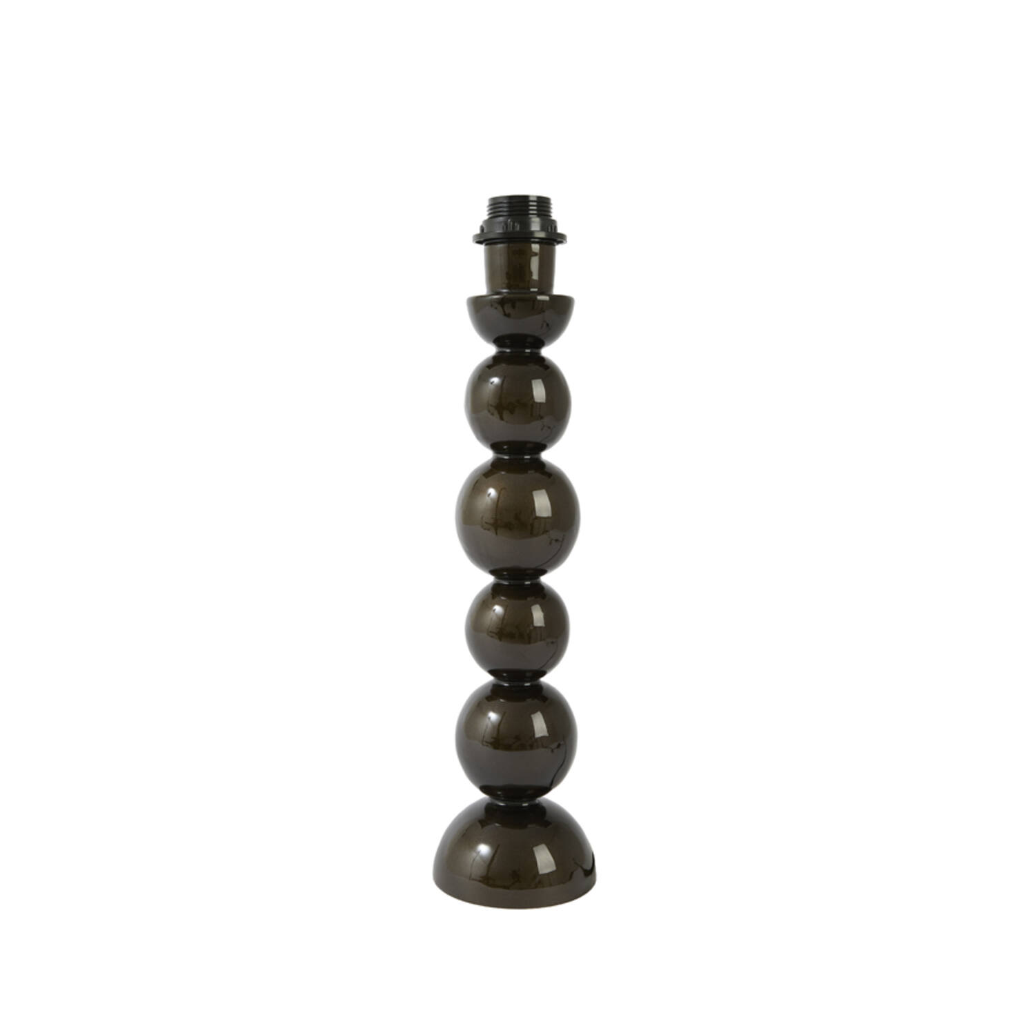 Lamp base Ø10x40,5 cm BARLES shiny brown-bronze